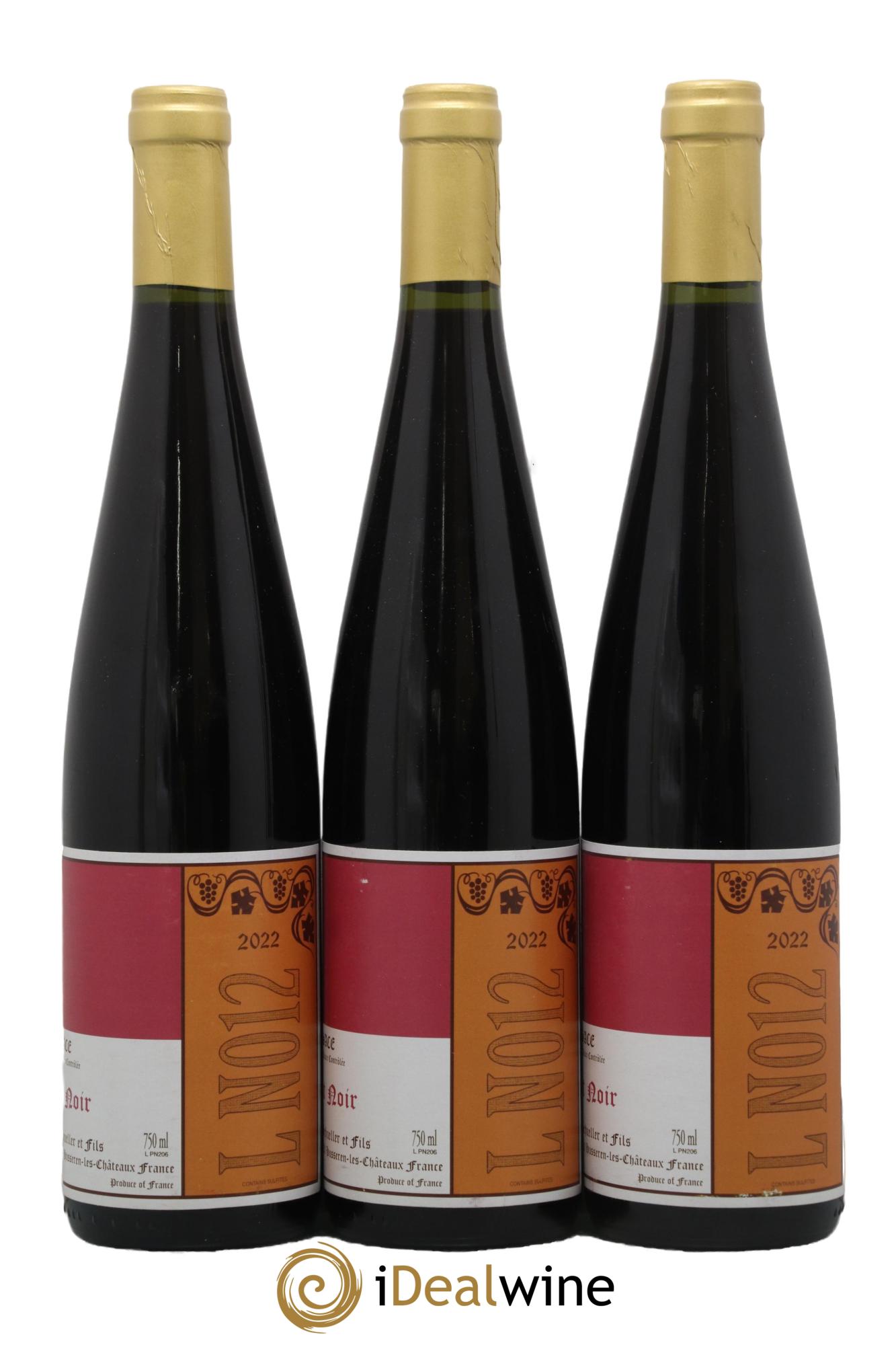 Alsace Pinot Noir LN012 Gérard Schueller (Domaine) 2022 - Lot de 3 bouteilles - 0
