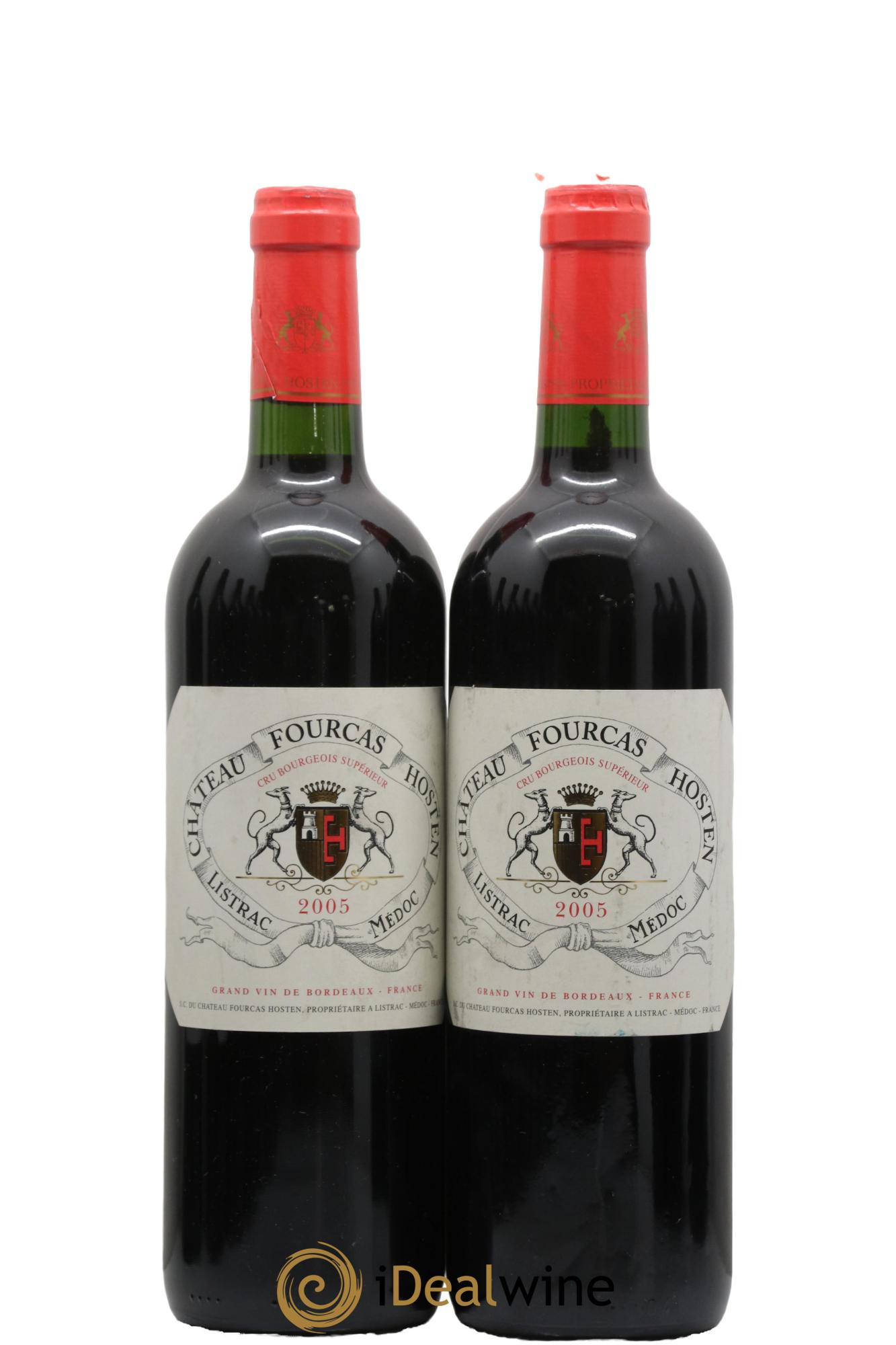 Château Fourcas Hosten Cru Bourgeois 2005 - Lot of 2 bottles - 0