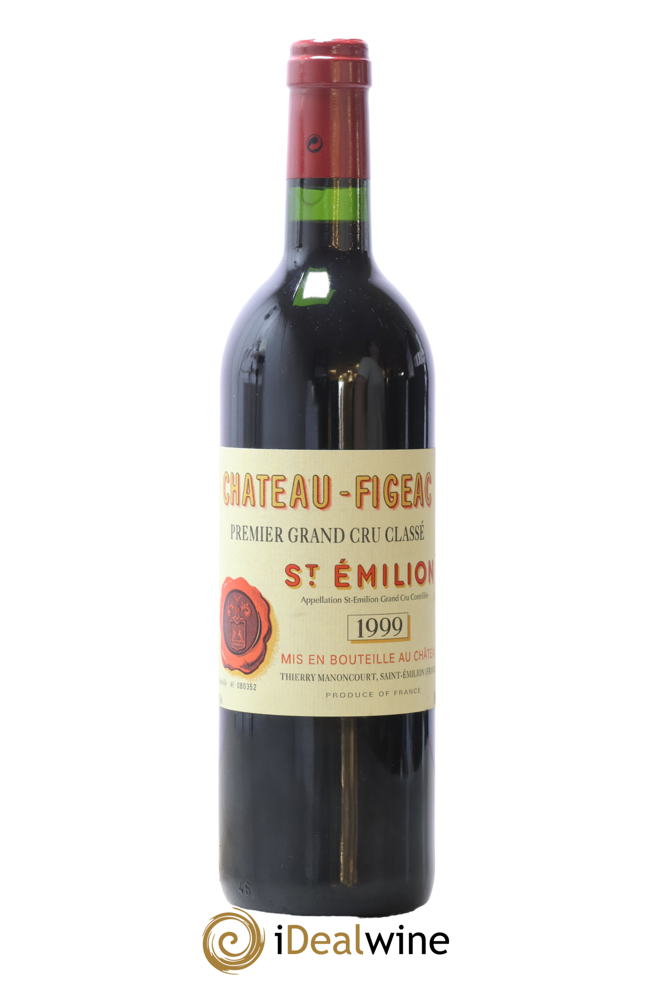 Château Figeac 1er Grand Cru Classé A 1999 - Lot de 1 bouteille - 0
