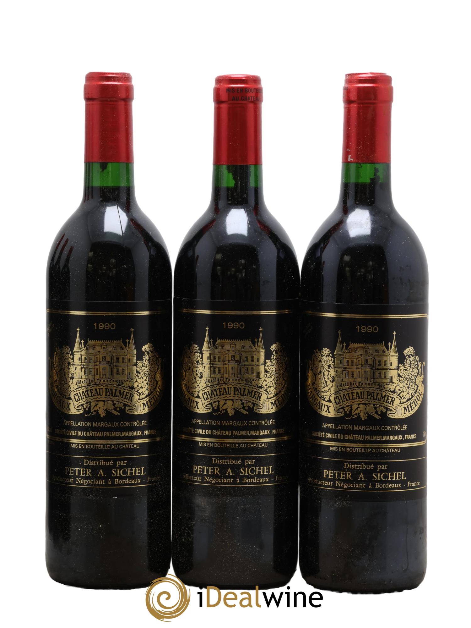 Château Palmer 3ème Grand Cru Classé 1990 - Lot de 12 bouteilles - 3