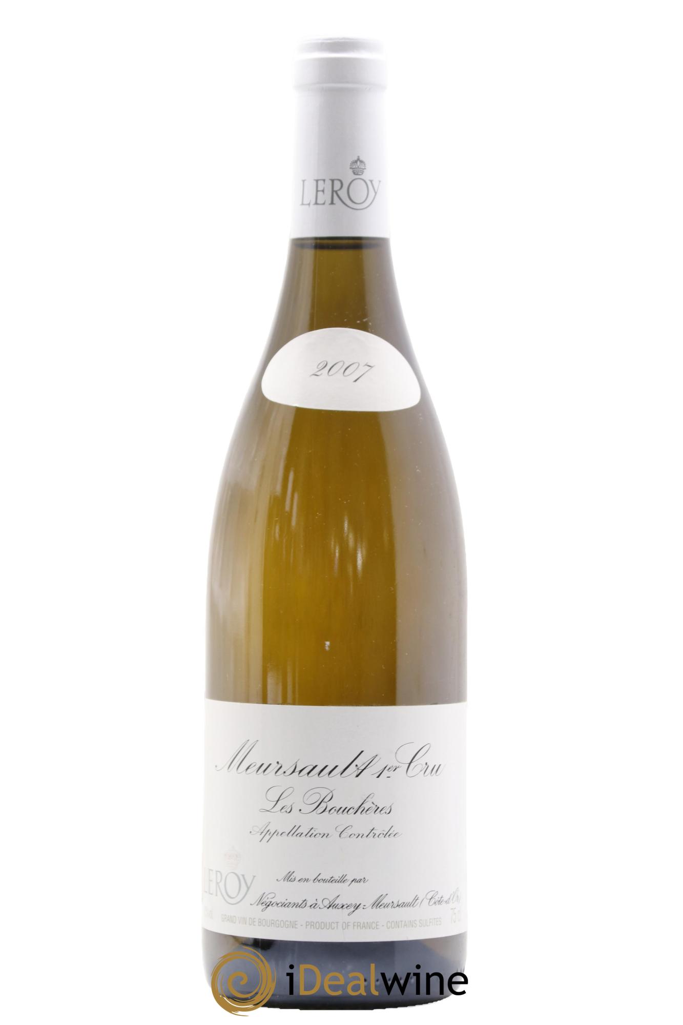 Meursault 1er Cru Les Bouchères Leroy SA 2007 - Posten von 1 Flasche - 0
