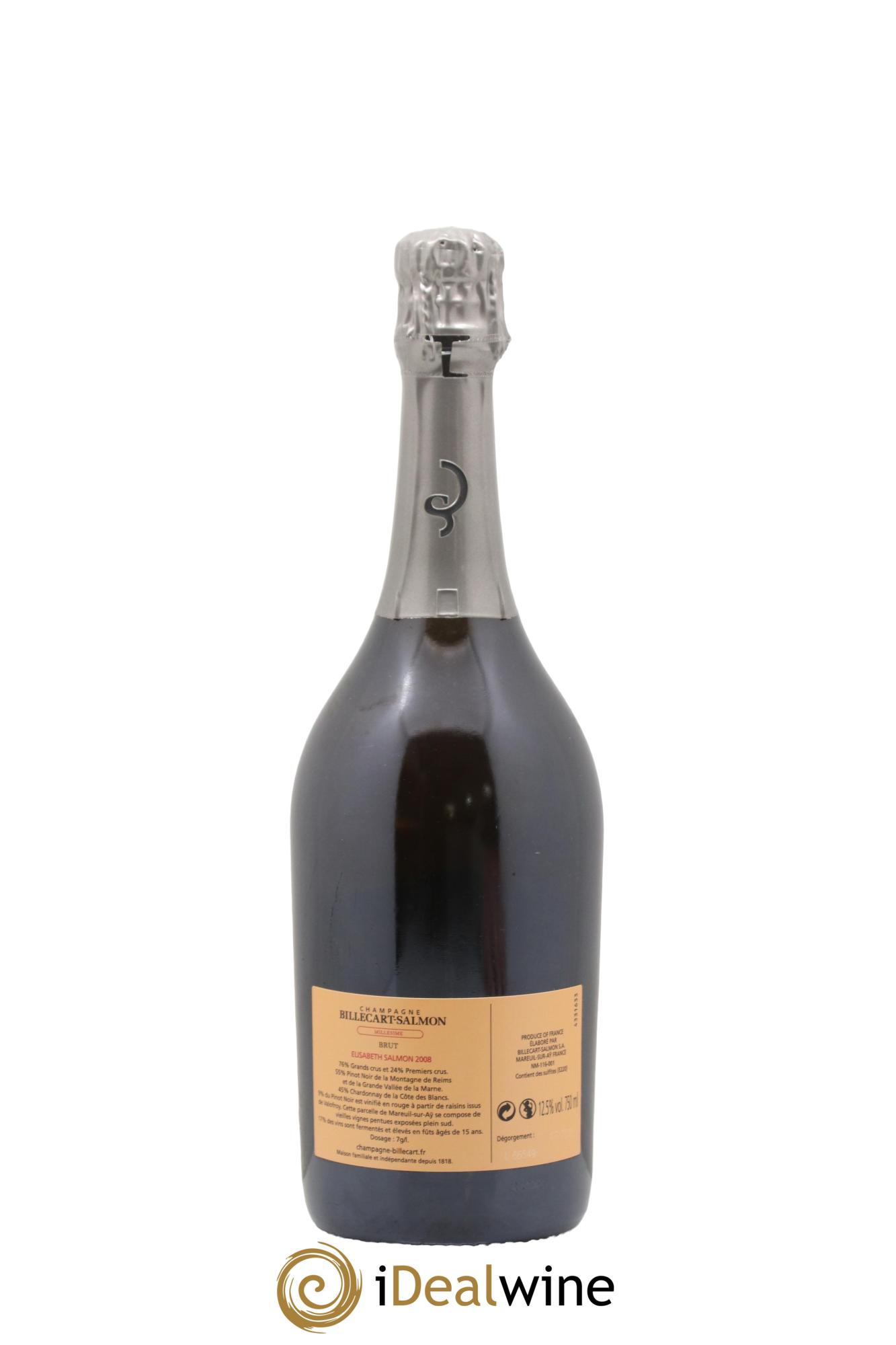 Elisabeth Salmon Billecart-Salmon 2008 - Lot of 1 bottle - 2