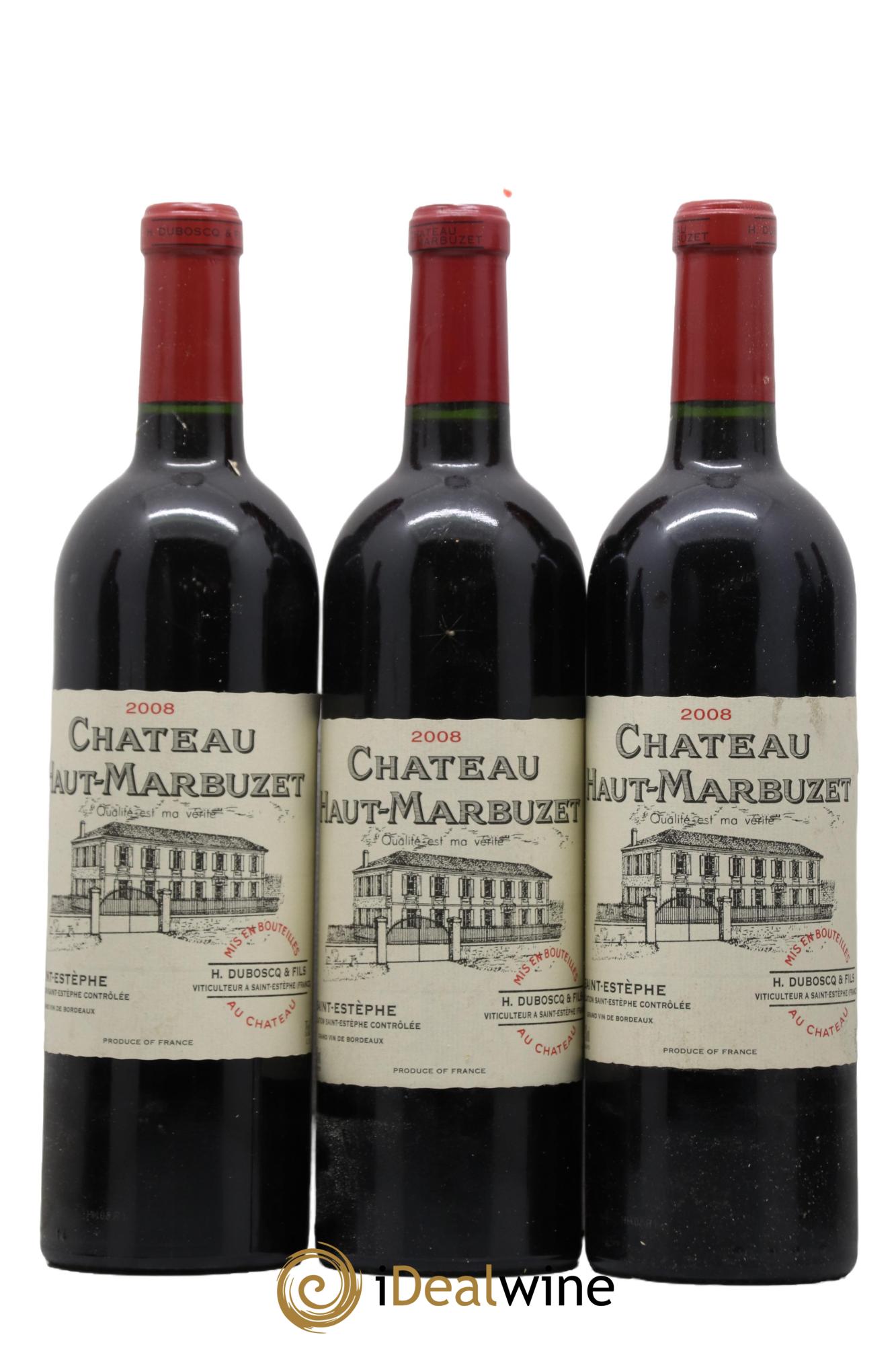 Château Haut Marbuzet 2008 - Lot de 12 bouteilles - 3
