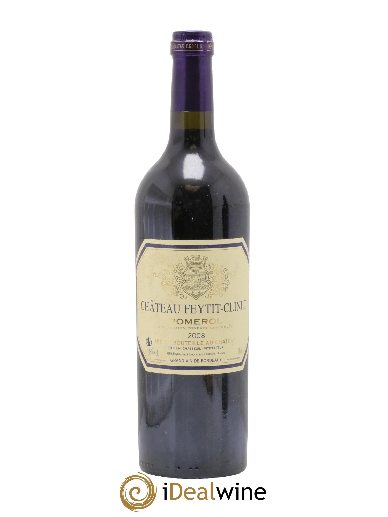 Château Feytit-Clinet 2008 - Posten von 1 Flasche - 0