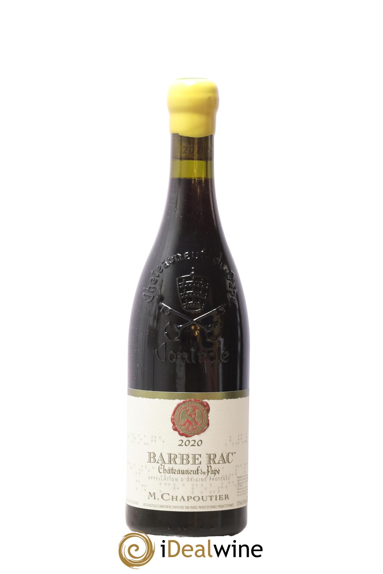 Châteauneuf-du-Pape Barbe Rac Chapoutier 2020 - Lot de 1 bouteille - 1