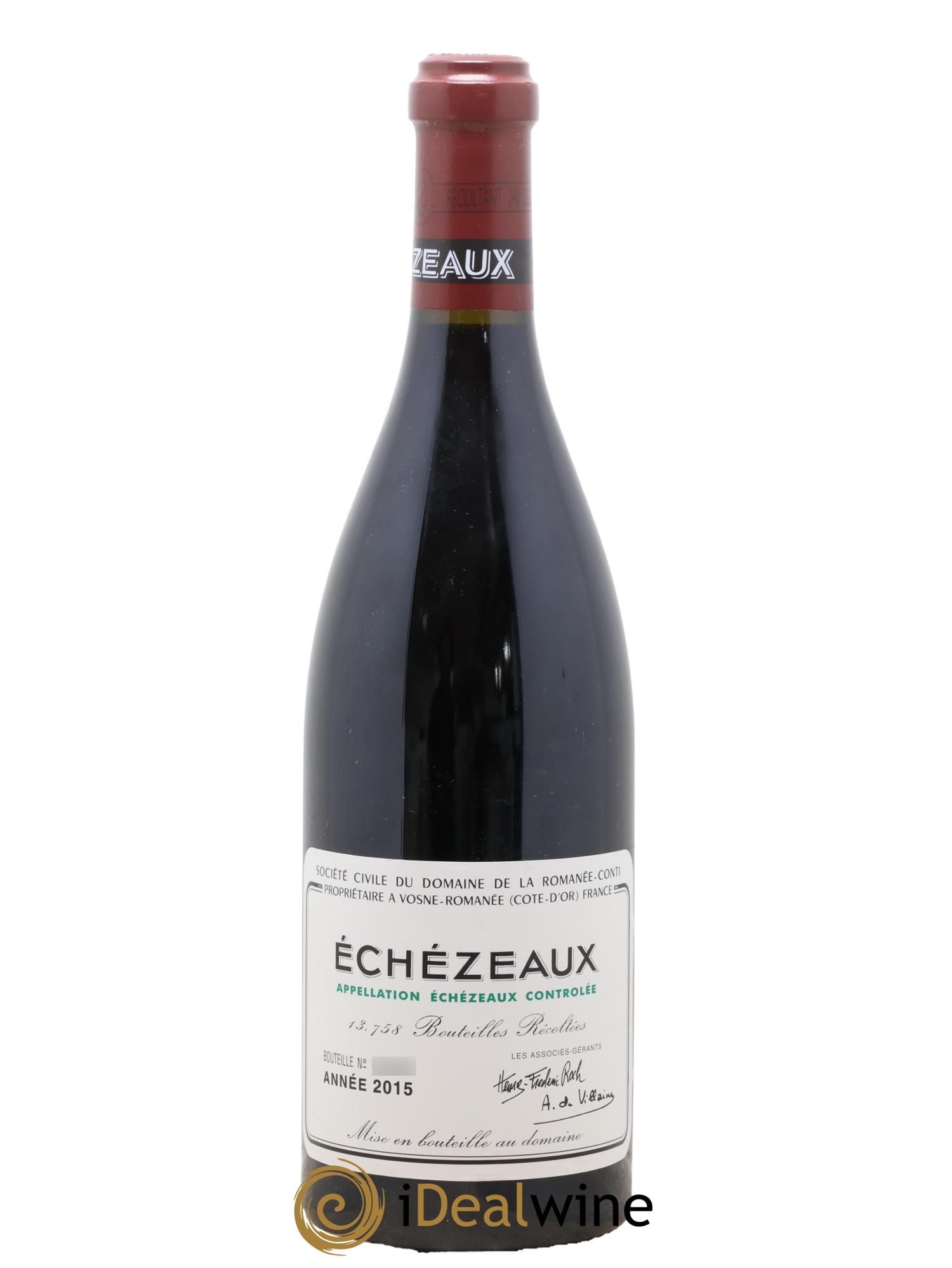Echezeaux Grand Cru Domaine de la Romanée-Conti 2015 - Lot de 1 bouteille - 0
