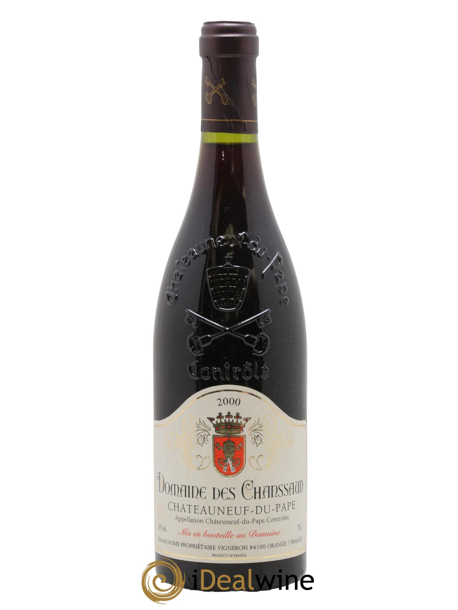 Châteauneuf-du-Pape Domaine Des Chanssaud 2000 - Lot de 1 bouteille - 0