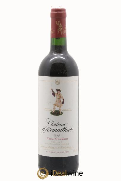 Château d' Armailhac - Mouton Baron(ne) Philippe 5ème Grand Cru Classé 1999 - Lotto di 1 bottiglia - 0