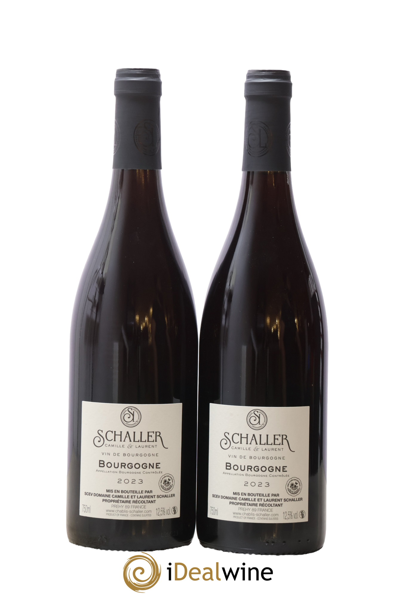 Bourgogne Pinot Noir Camille & Laurent Schaller 2023 - Lot de 2 bouteilles - 1