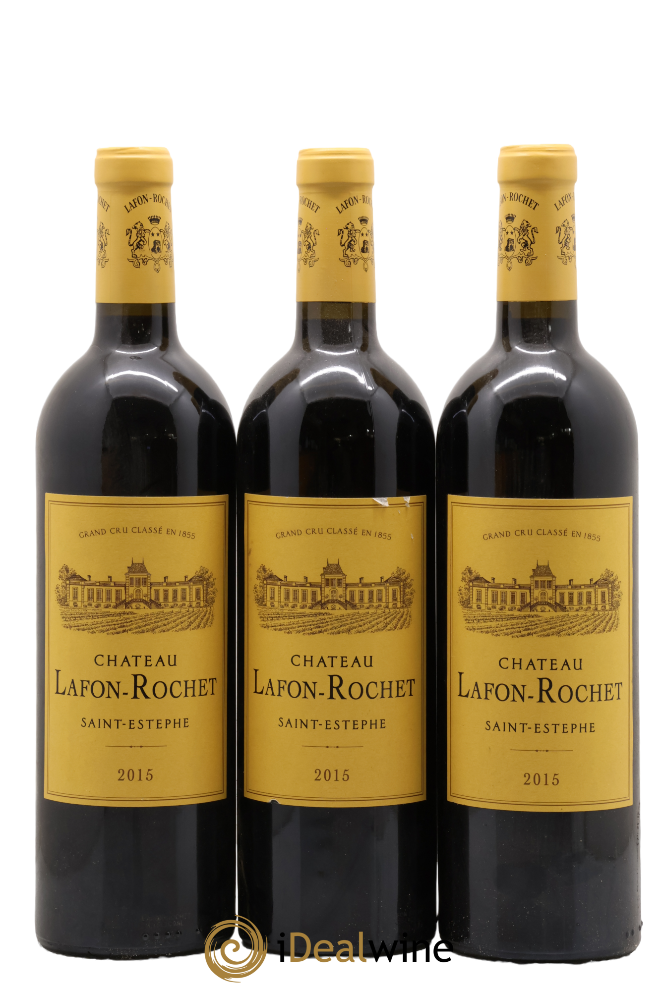 Château Lafon Rochet 4ème Grand Cru Classé 2015 - Lot de 3 bouteilles - 0