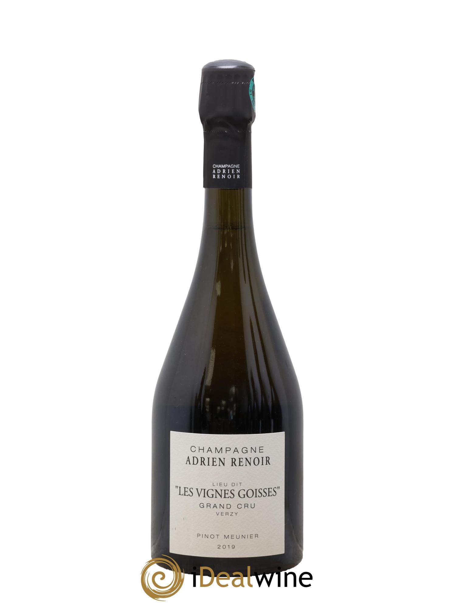 Grand Cru Les Vignes Goisses Pinot Meunier Adrien Renoir Les Vignes Goisses Adrien Renoir 2019 - Lot de 1 bouteille - 0