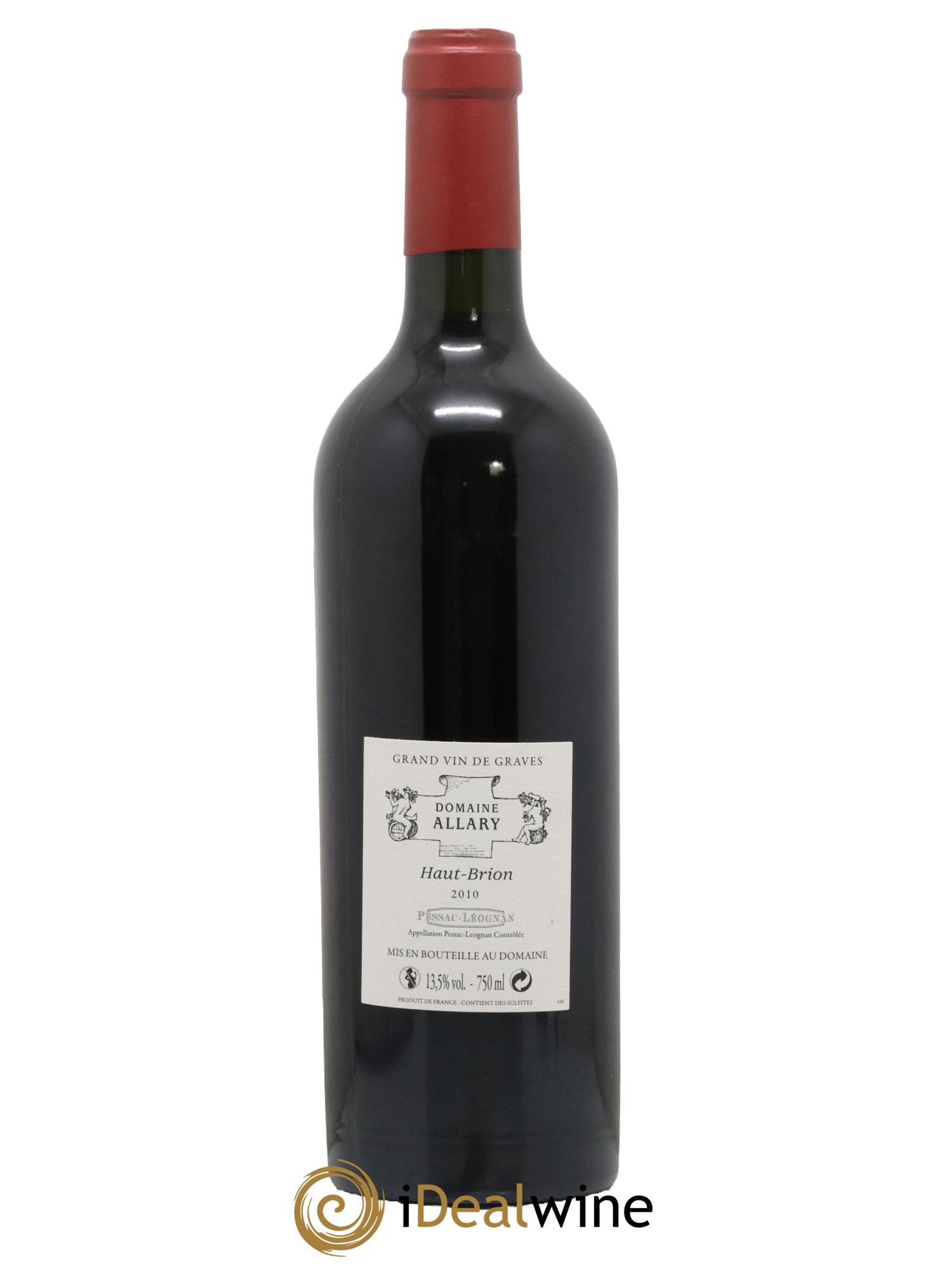Domaine Allary Haut-Brion  2010 - Lotto di 1 bottiglia - 1