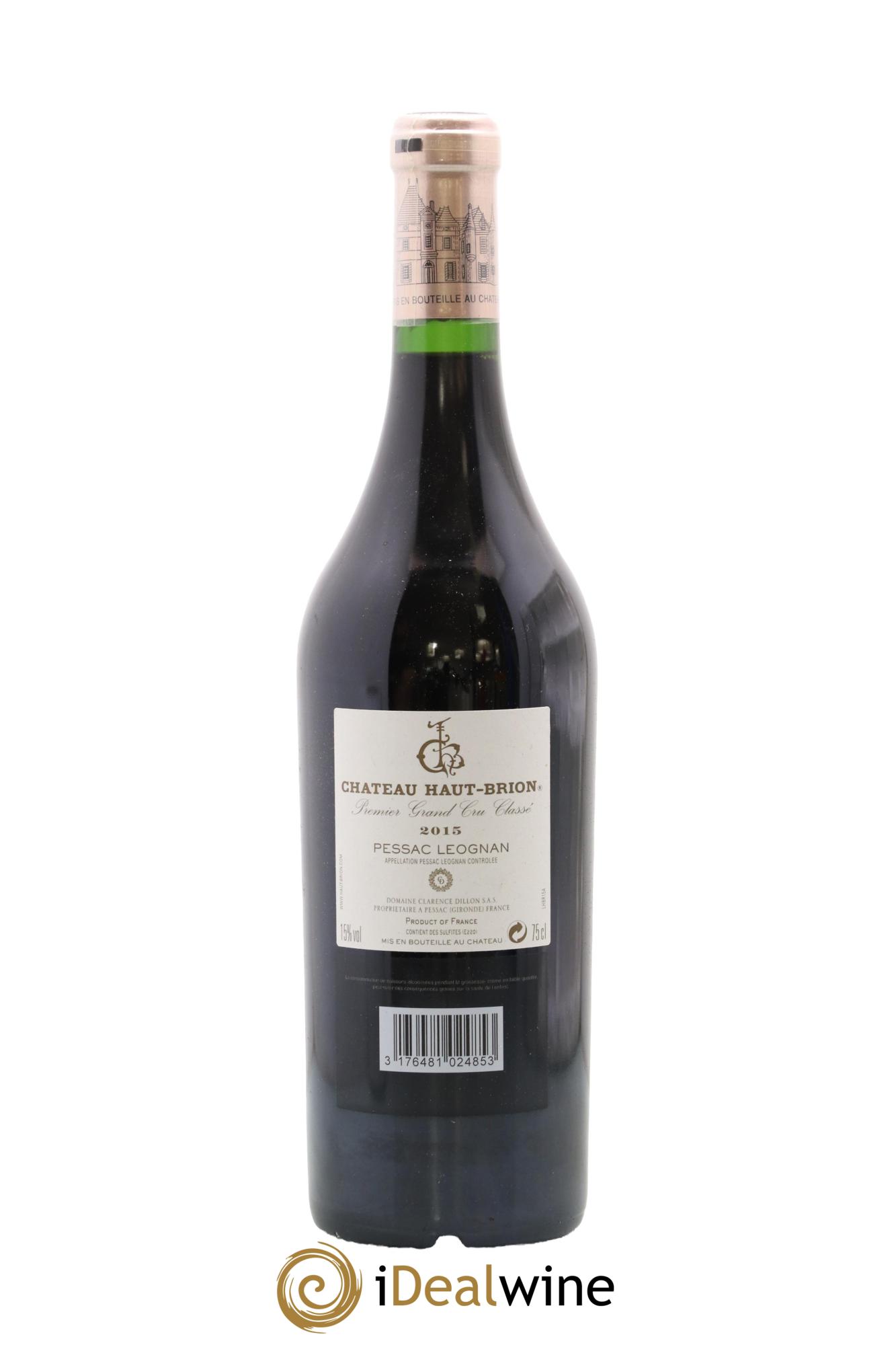 Château Haut Brion 1er Grand Cru Classé 2015 - Lotto di 1 bottiglia - 1