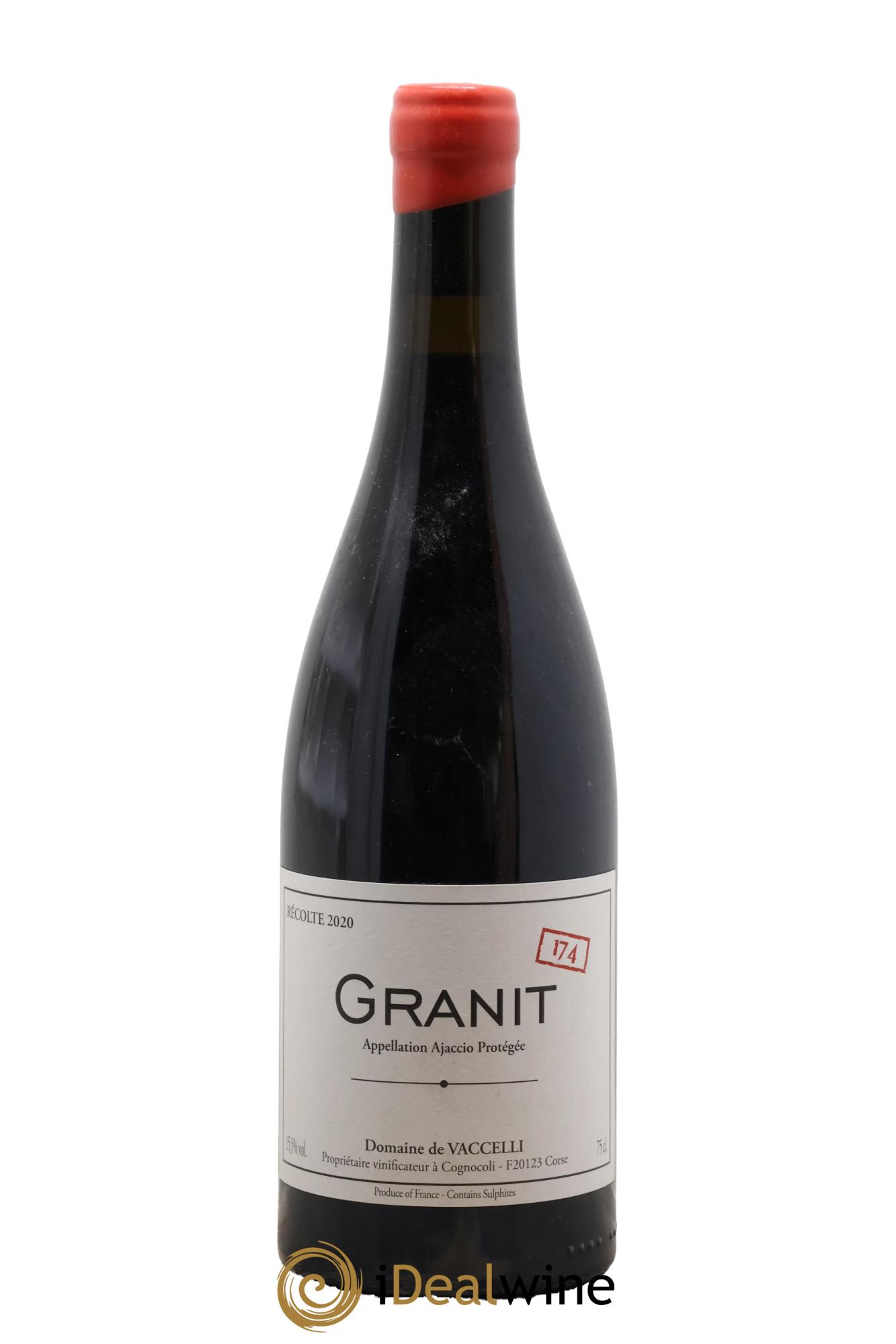 Ajaccio Granit 174 Vaccelli 2020 - Lot of 1 bottle - 0