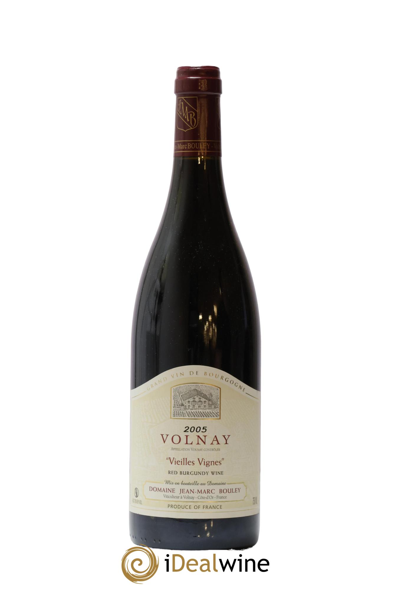 Volnay Vieilles Vignes Jean-Marc Bouley 2005 - Lot de 1 bouteille - 0