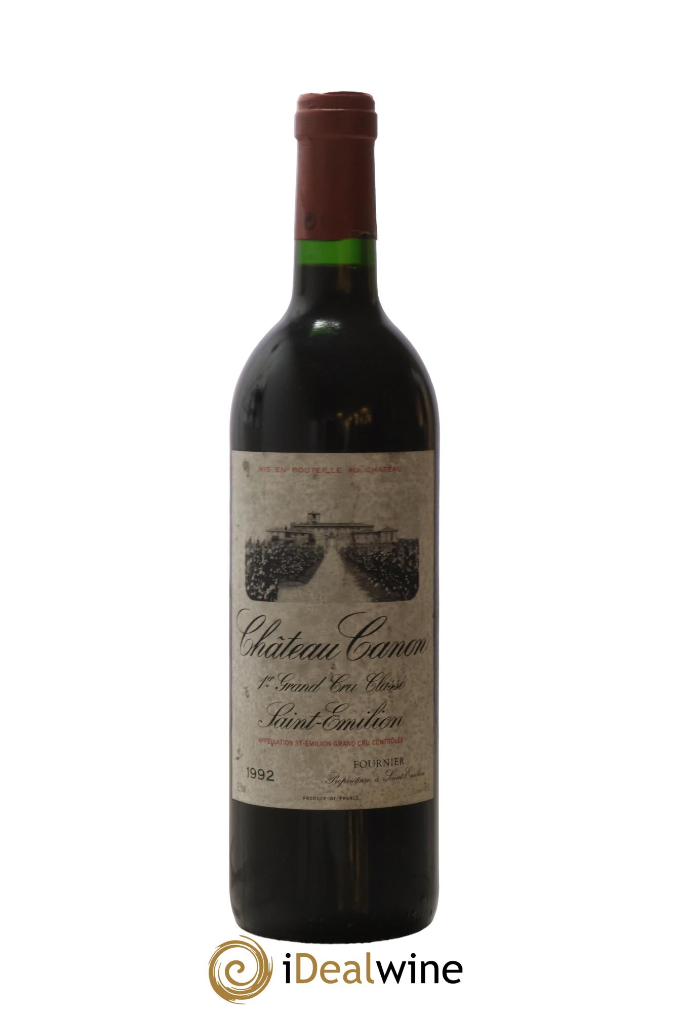 Château Canon 1er Grand Cru Classé B 1992 - Lot de 1 bouteille - 0