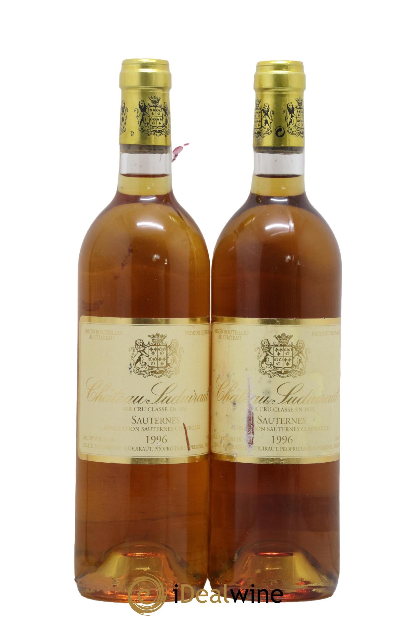 Château Suduiraut Vieilles Vignes 1996 - Lot of 2 bottles - 0