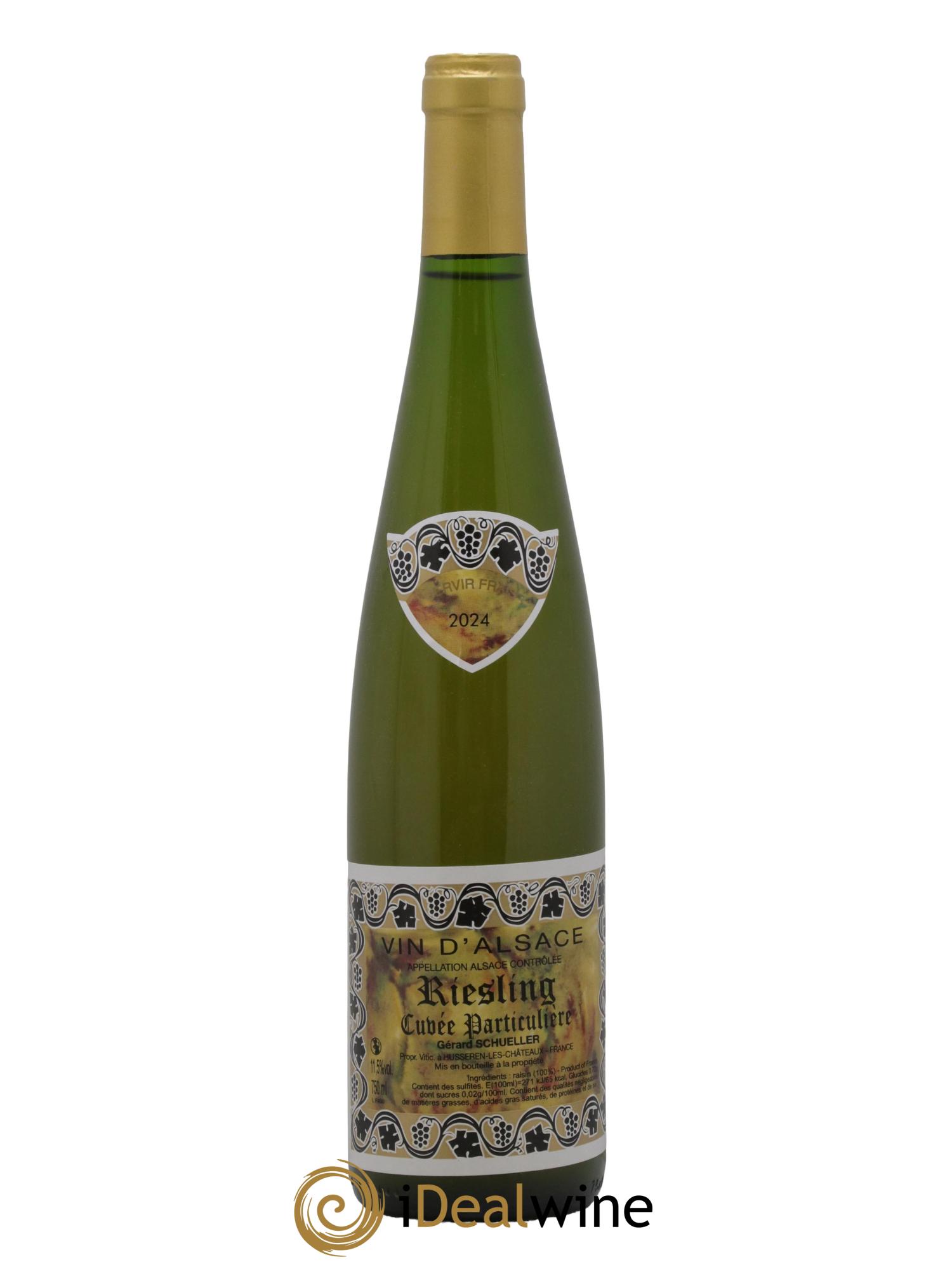 Alsace Riesling cuvée particulière Gérard Schueller (Domaine) 2024 - Posten von 1 Flasche - 0