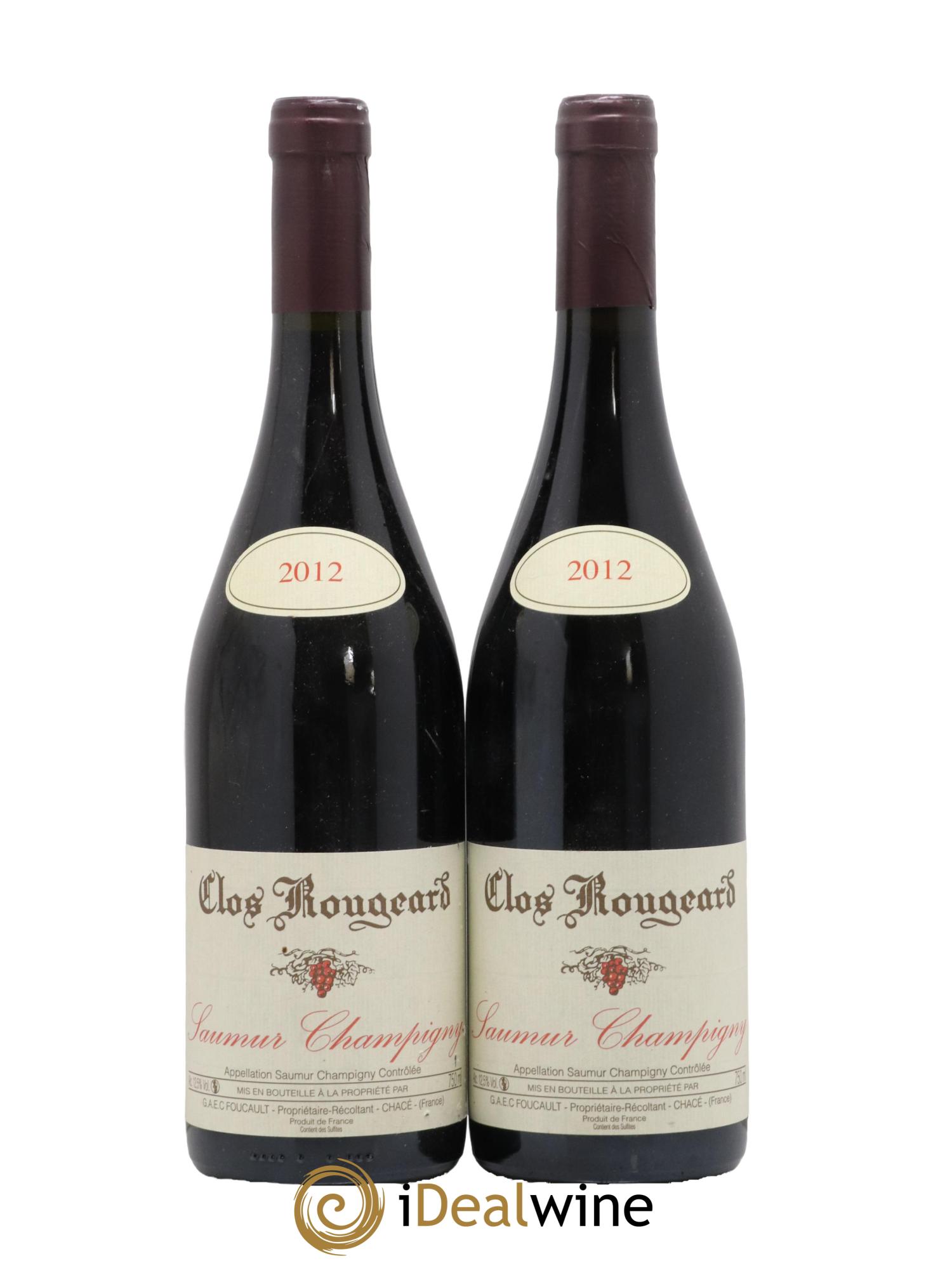 Saumur-Champigny Clos Rougeard 2012 - Lot de 2 bouteilles - 0