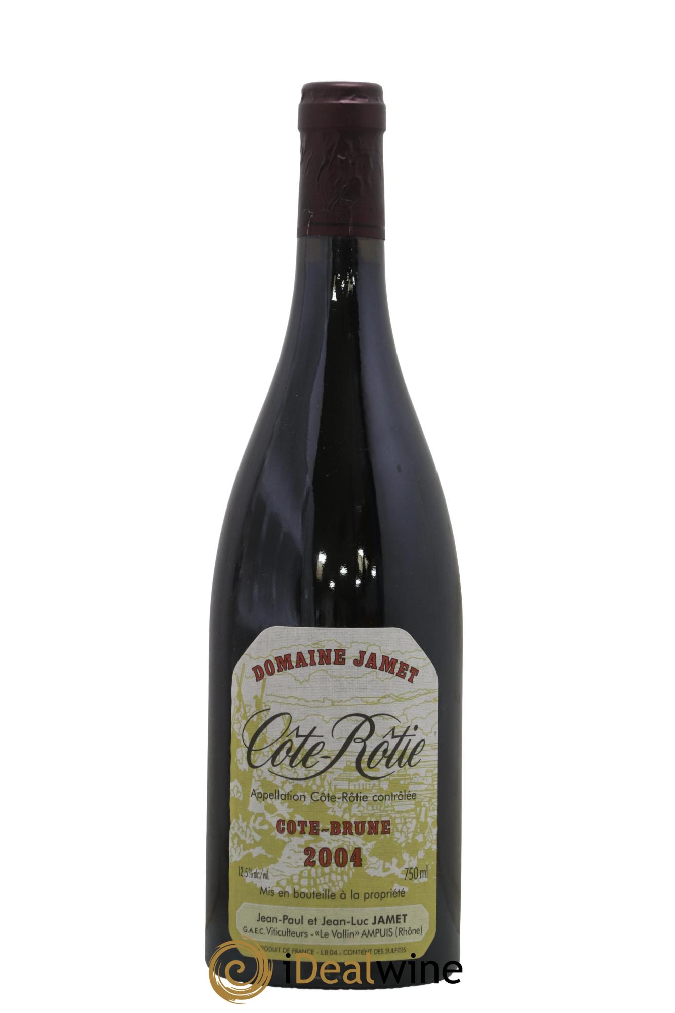 Côte-Rôtie Côte Brune Jamet (Domaine) 2004 - Lot of 1 bottle - 0