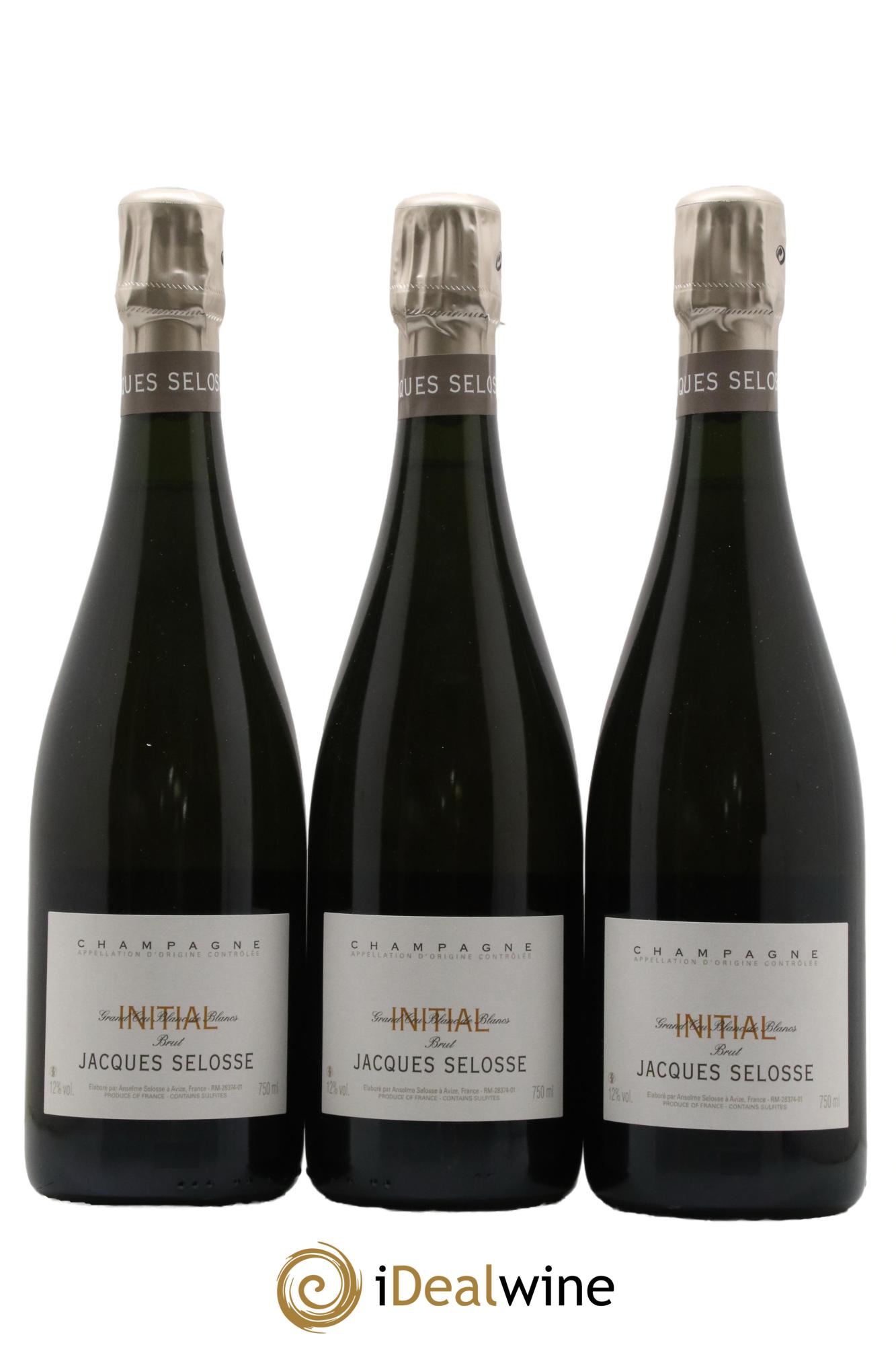 Initial Brut Jacques Selosse - Lot de 3 bouteilles - 0