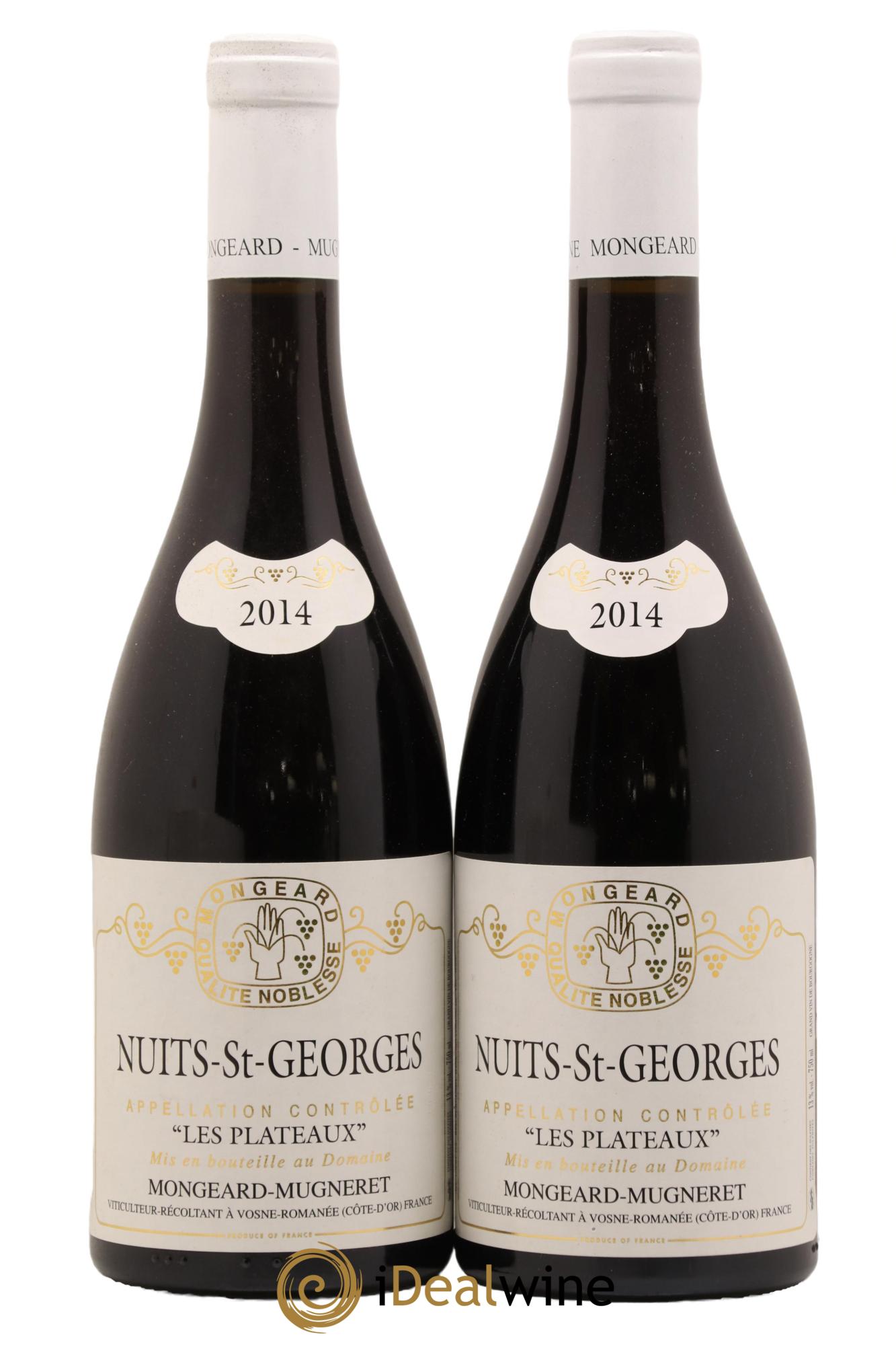 Nuits-Saint-Georges Les Plateaux Mongeard-Mugneret (Domaine) 2014 - Lot de 2 bouteilles - 0