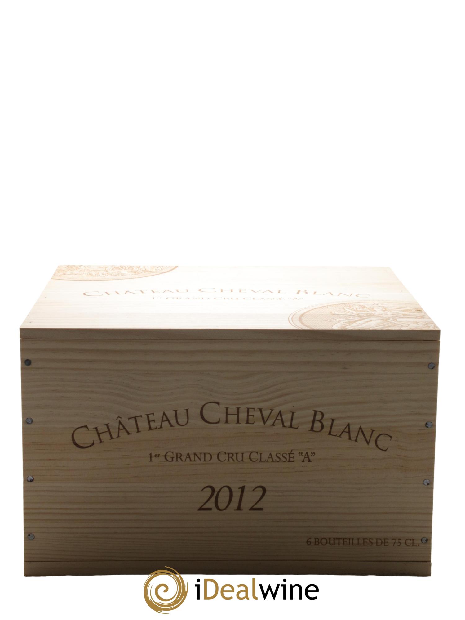 Château Cheval Blanc 1er Grand Cru Classé A 2012 - Lot de 6 bouteilles - 6