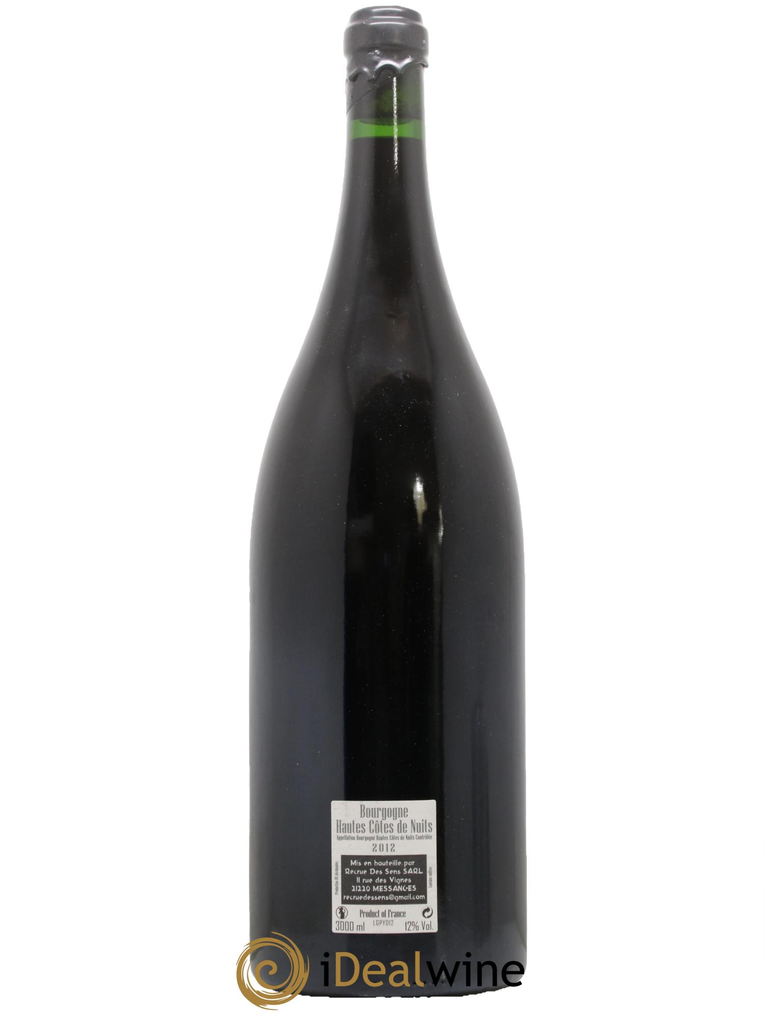 Hautes-Côtes de Nuits Les Grands Ponts Yann Durieux - Recrue des Sens 2012 - Lot de 1 double magnum - 1
