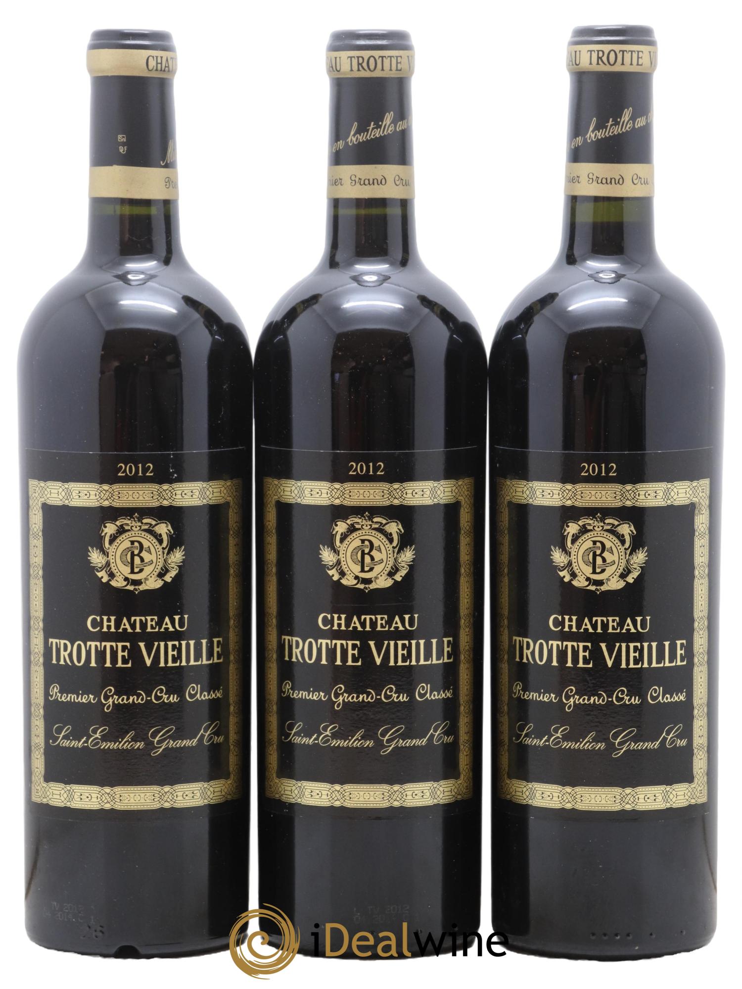 Château Trotte Vieille 1er Grand Cru Classé B 2012 - Lot de 3 bouteilles - 0