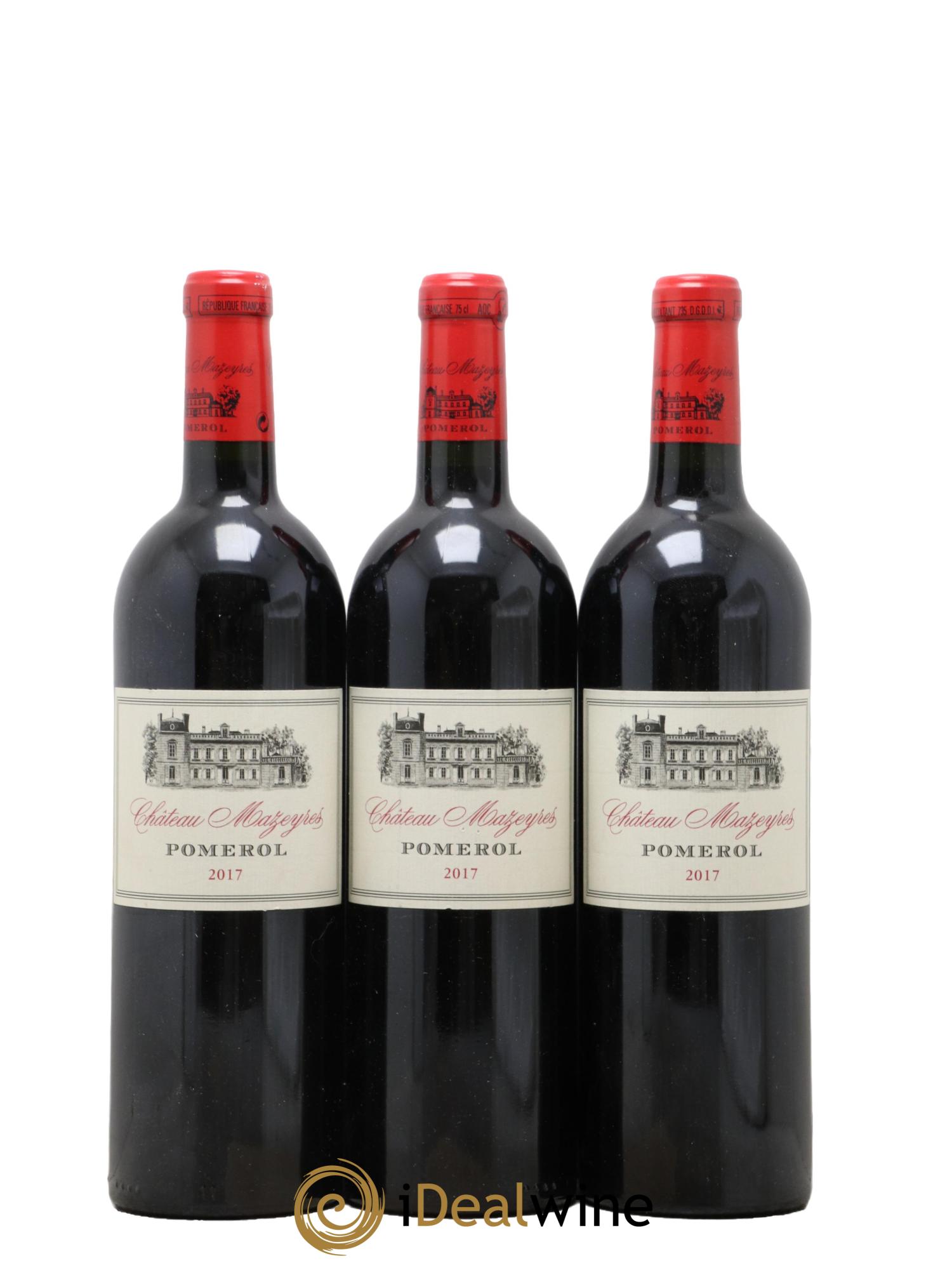 Château Mazeyres 2017 - Lotto di 3 bottiglie - 0