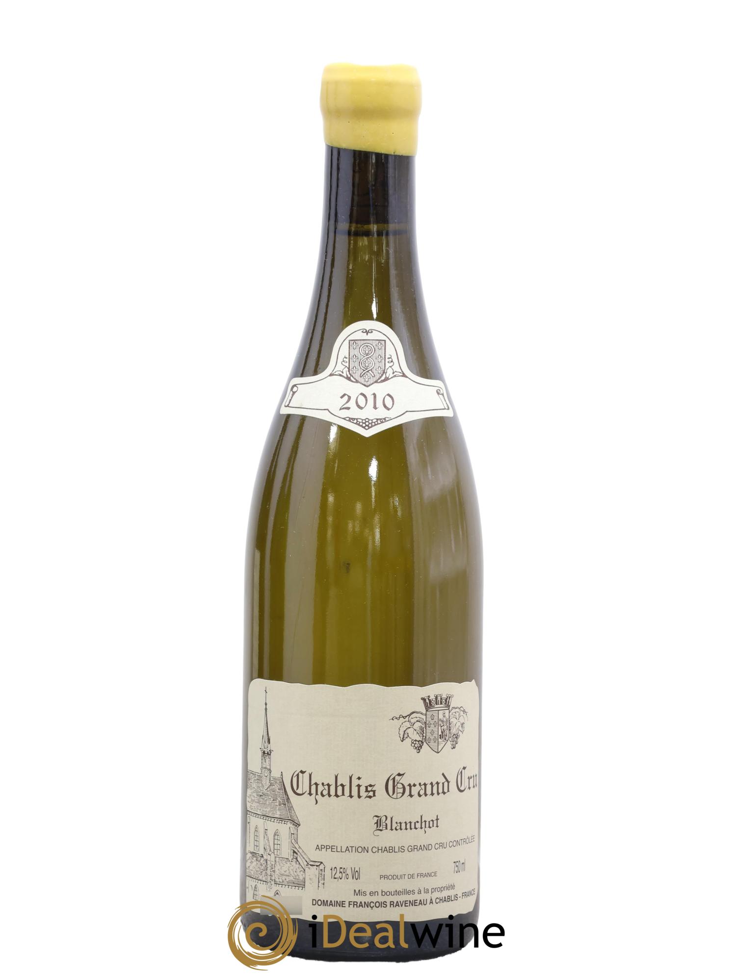 Chablis Grand Cru Blanchot Raveneau (Domaine) 2010 - Lot de 1 bouteille - 0