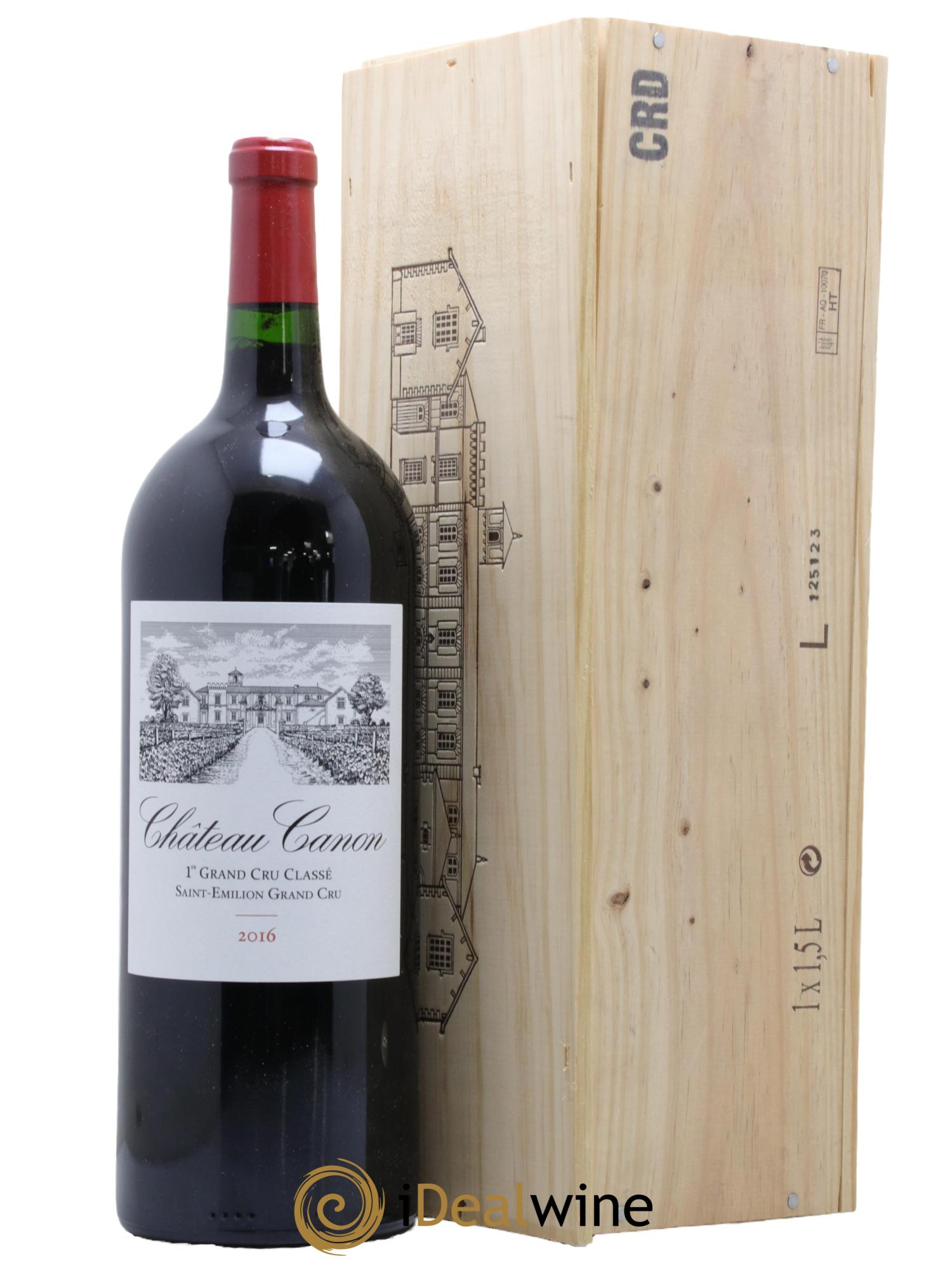 Château Canon 1er Grand Cru Classé B 2016 - Lot de 1 magnum - 0