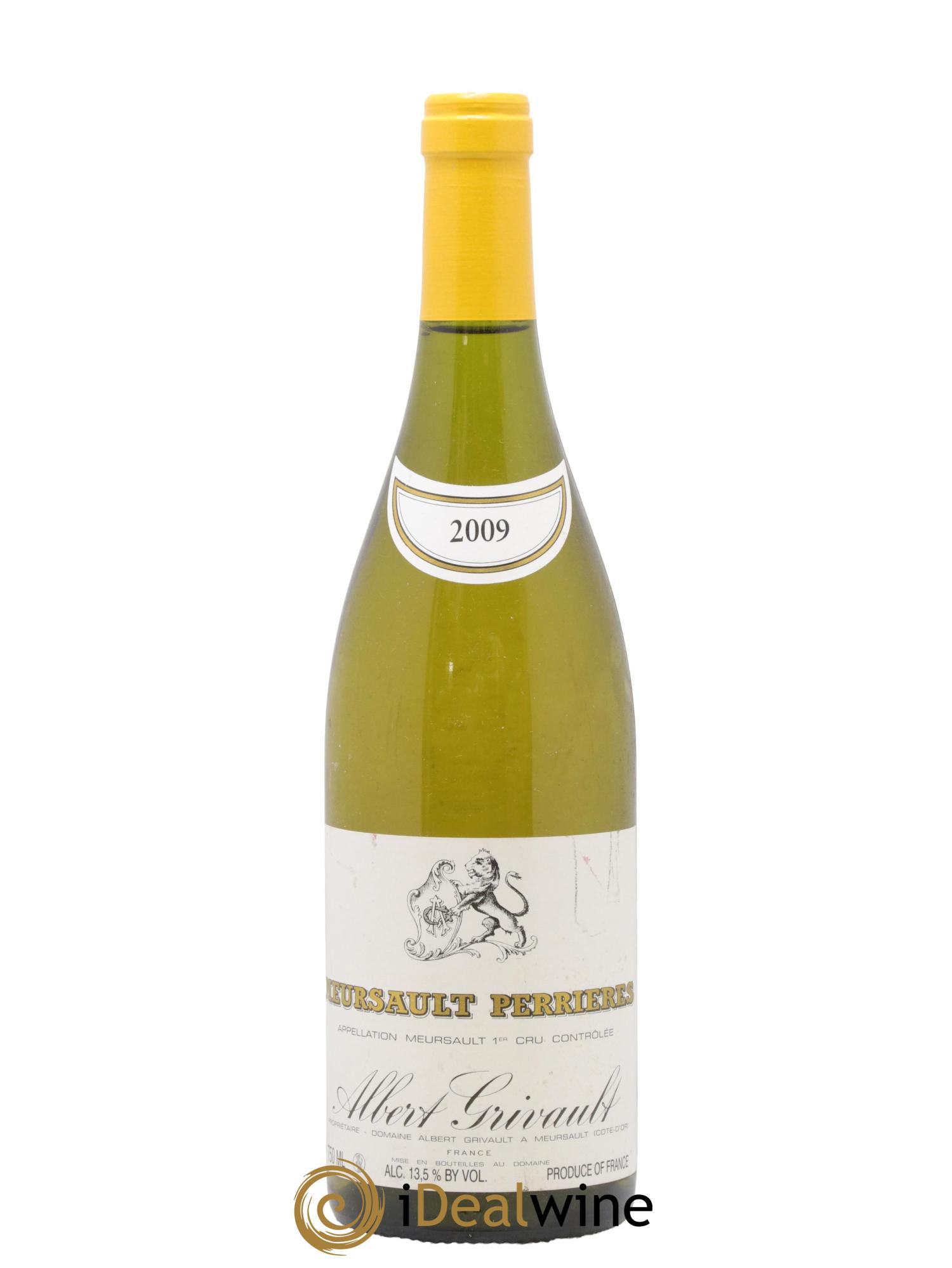 Meursault 1er Cru Perrières Albert Grivault 2009 - Lot de 1 bouteille - 0