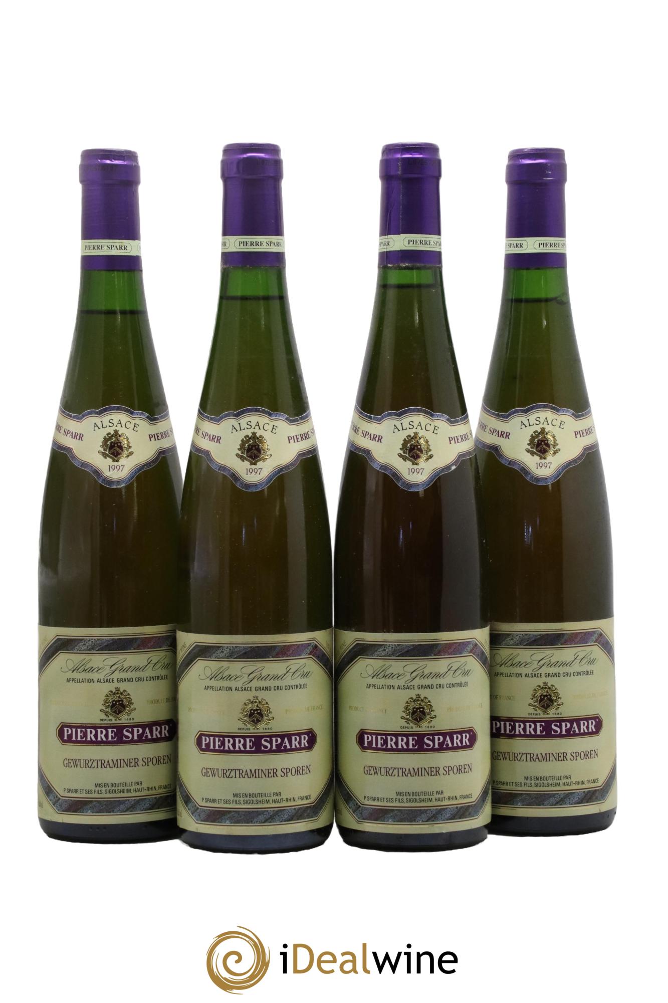 Alsace Grand Cru Sporen Gewurztramnier Pierre Sparr  1997 - Lotto di 4 bottiglie - 0