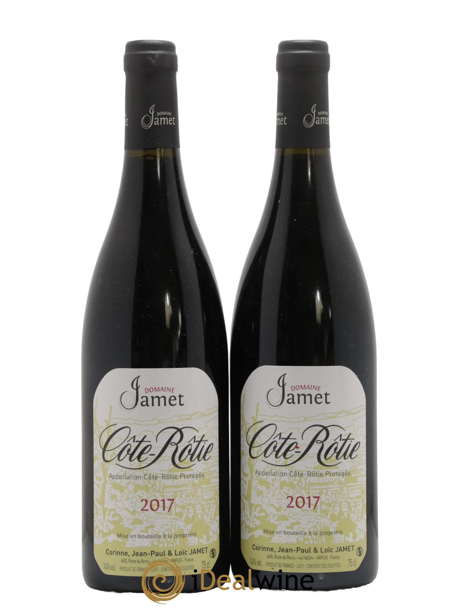 Côte-Rôtie Jamet (Domaine) 2017 - Lot de 2 bouteilles - 0