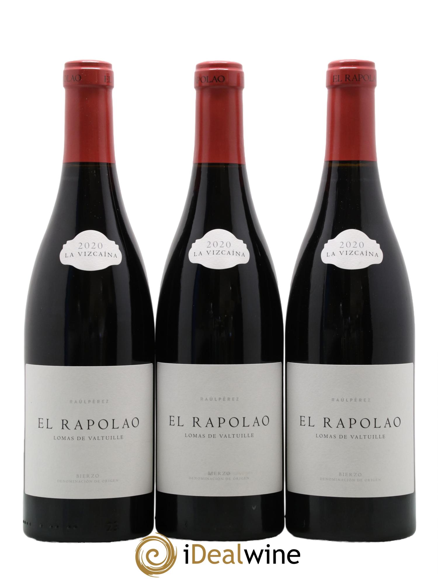 Bierzo DO Ultreia El Rapolao Raul Perez 2020 - Lot de 3 bouteilles - 0