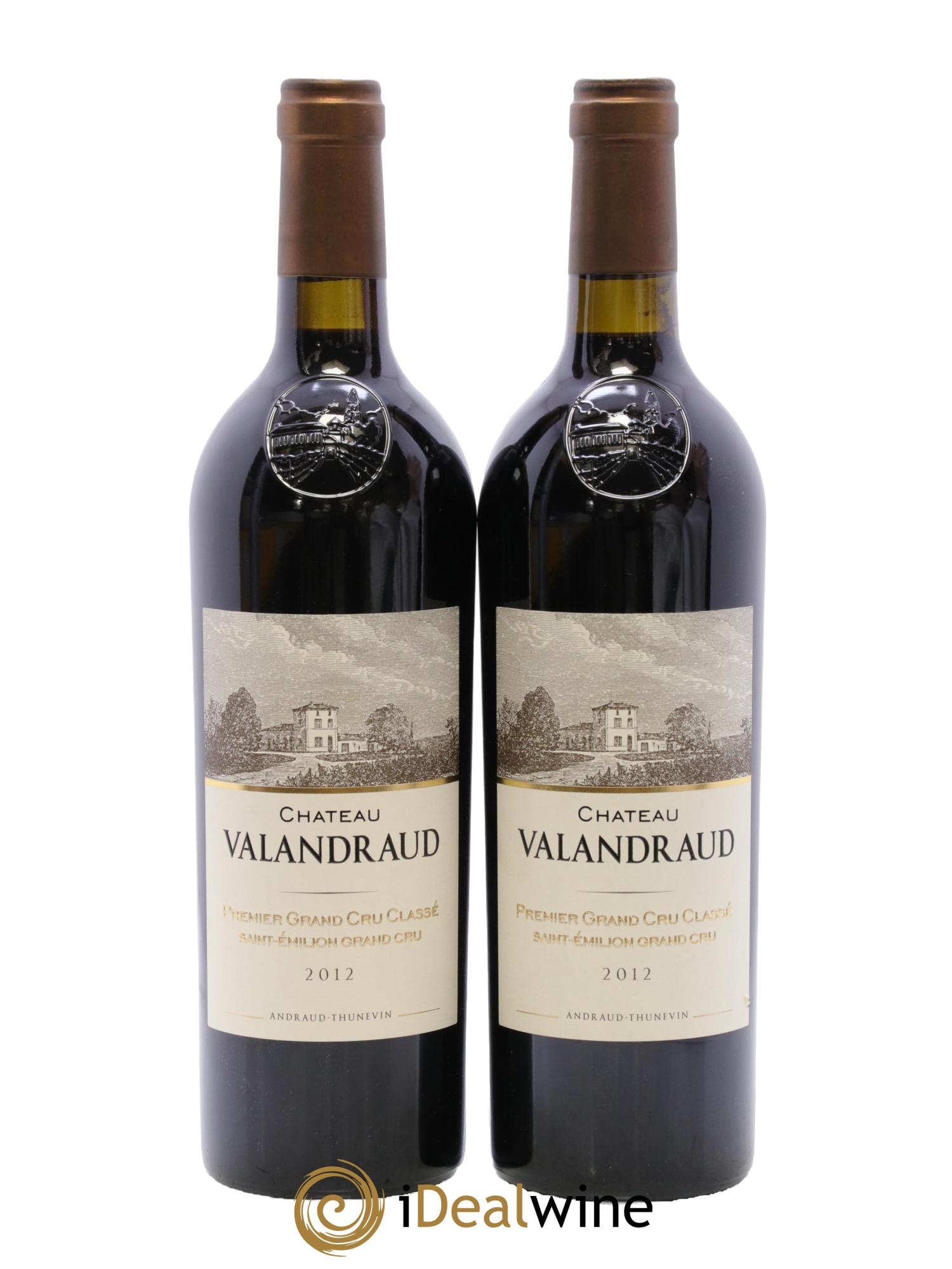 Château de Valandraud 1er Grand Cru Classé B depuis 2012 2012 - Posten von 2 Flaschen - 0