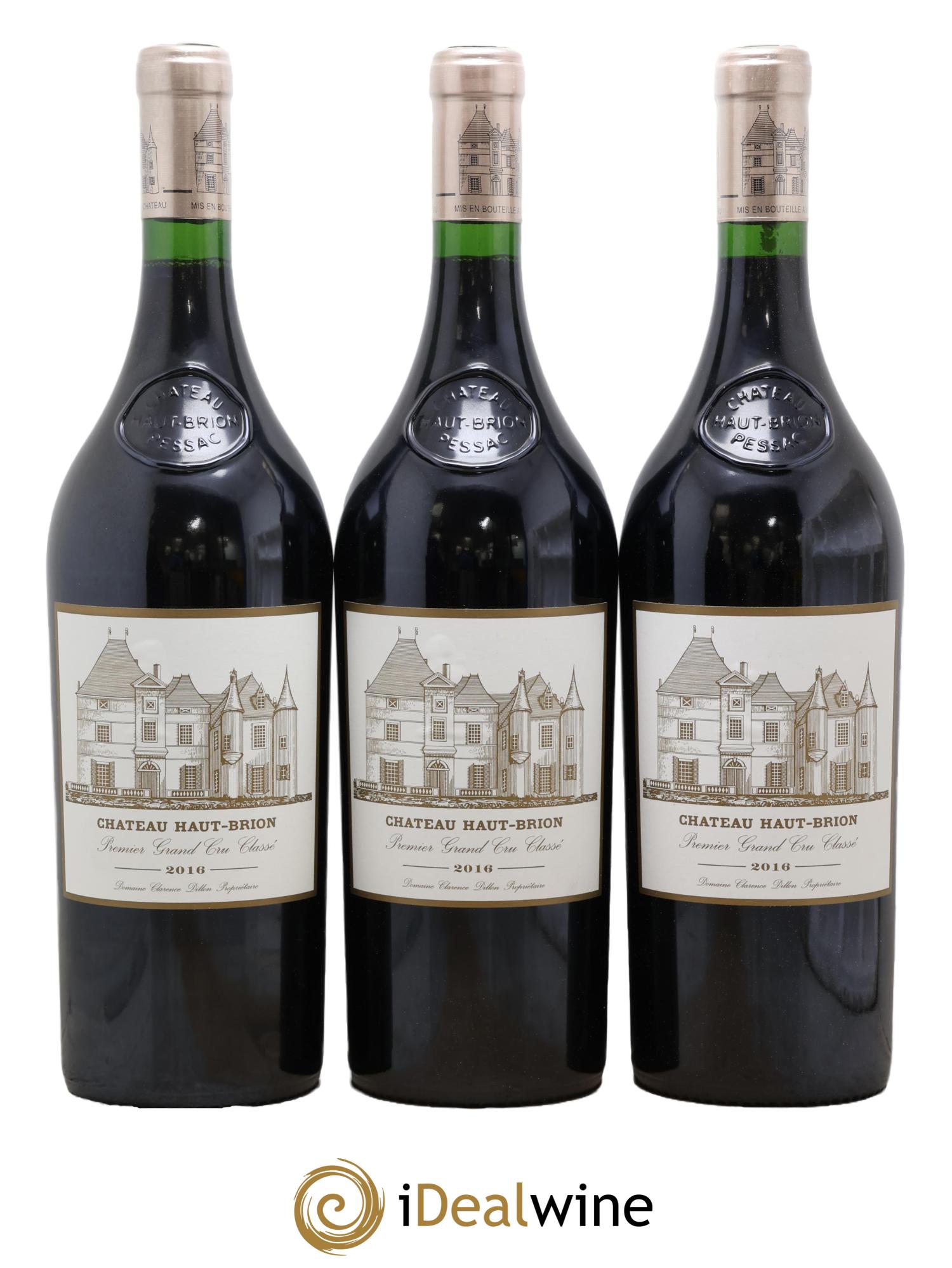Château Haut Brion 1er Grand Cru Classé 2016 - Posten von 3 Magnum - 0