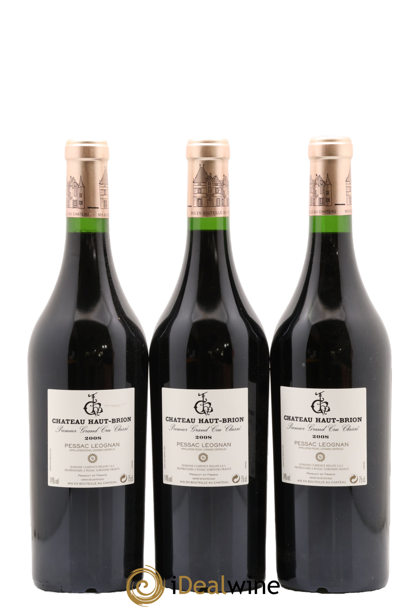 Château Haut Brion 1er Grand Cru Classé  2008 - Lot de 6 bouteilles - 4