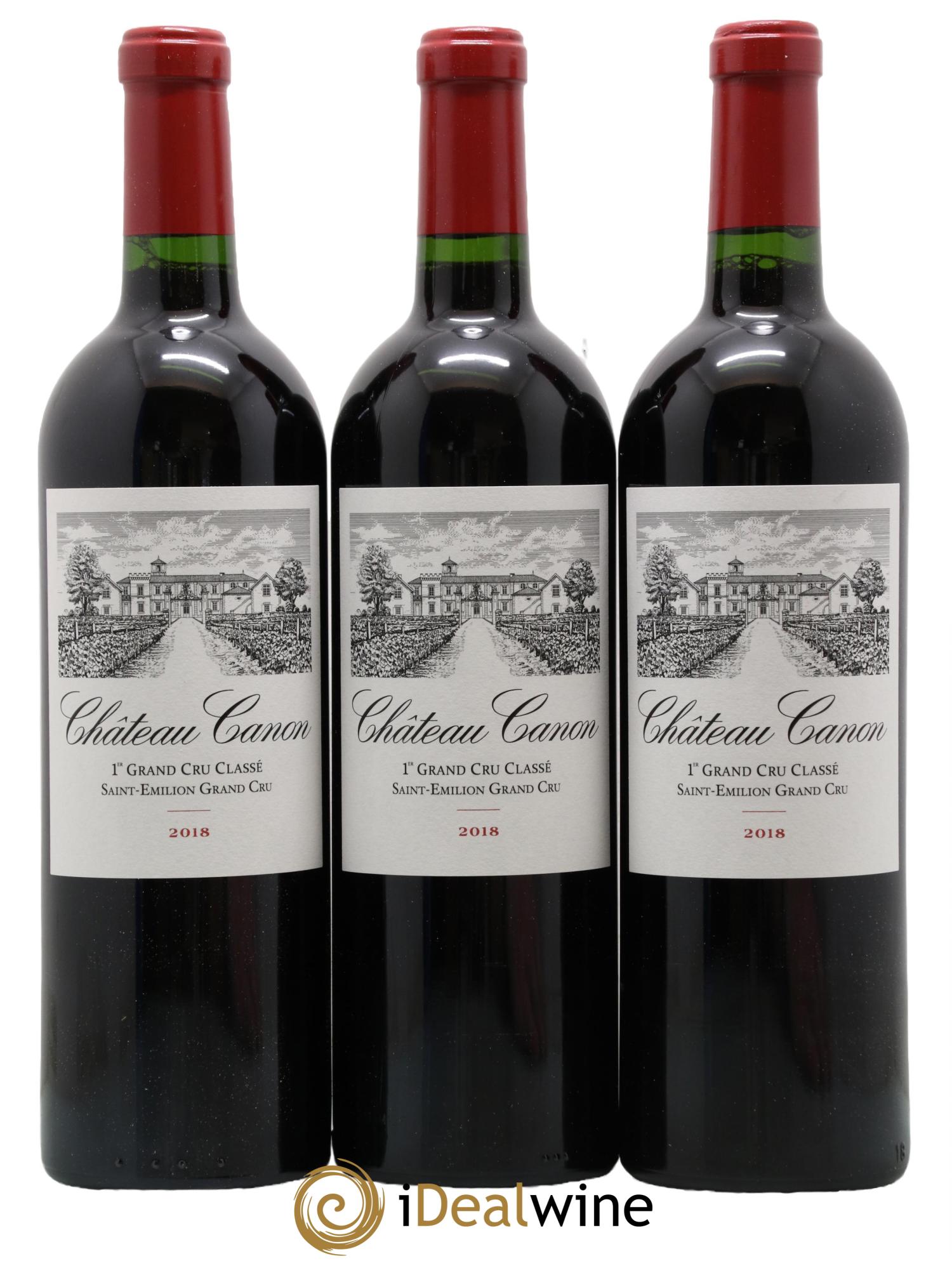 Château Canon 1er Grand Cru Classé B  2018 - Lot de 6 bouteilles - 2
