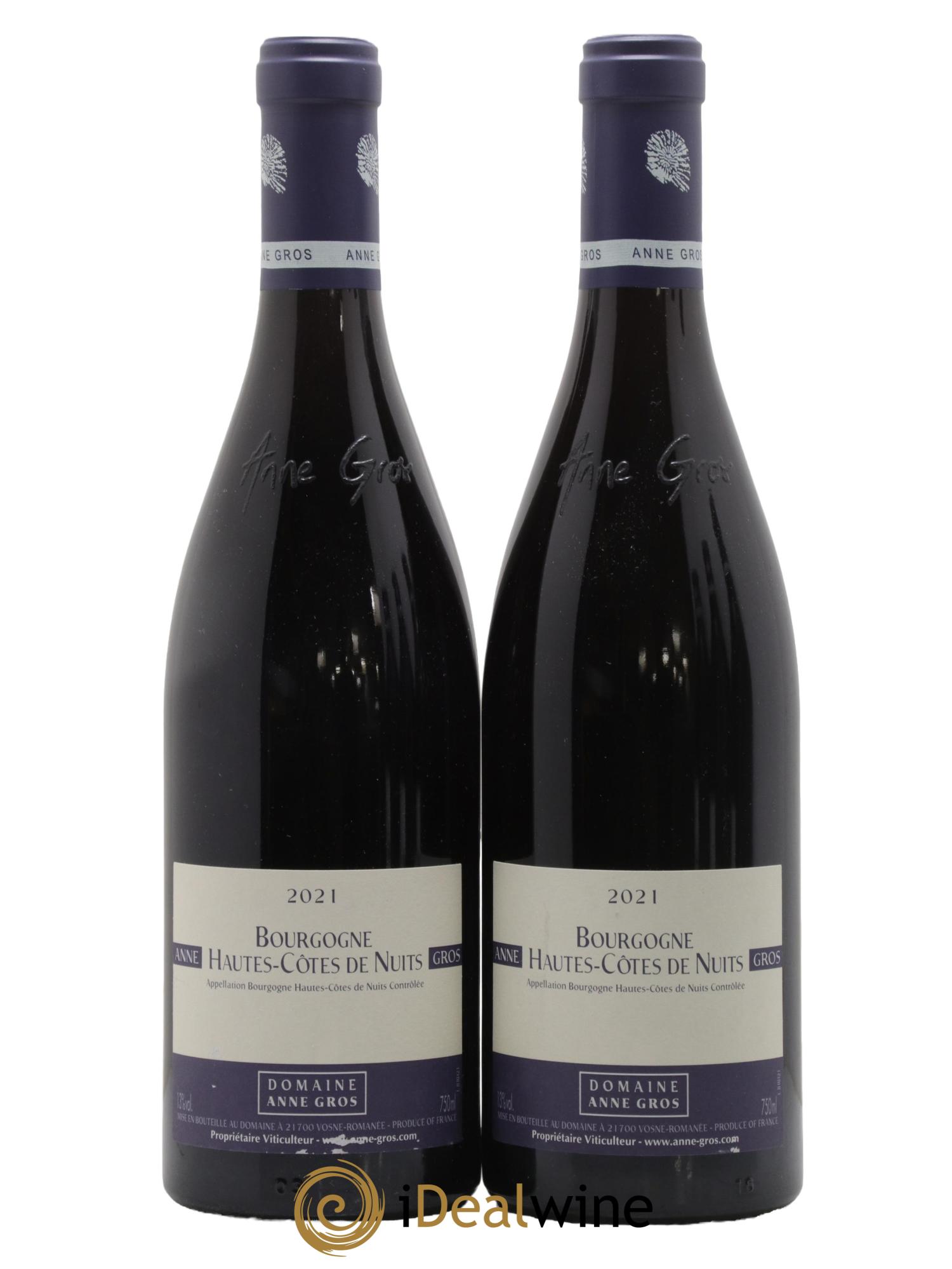 Hautes-Côtes de Nuits Anne Gros 2021 - Posten von 2 Flaschen - 0