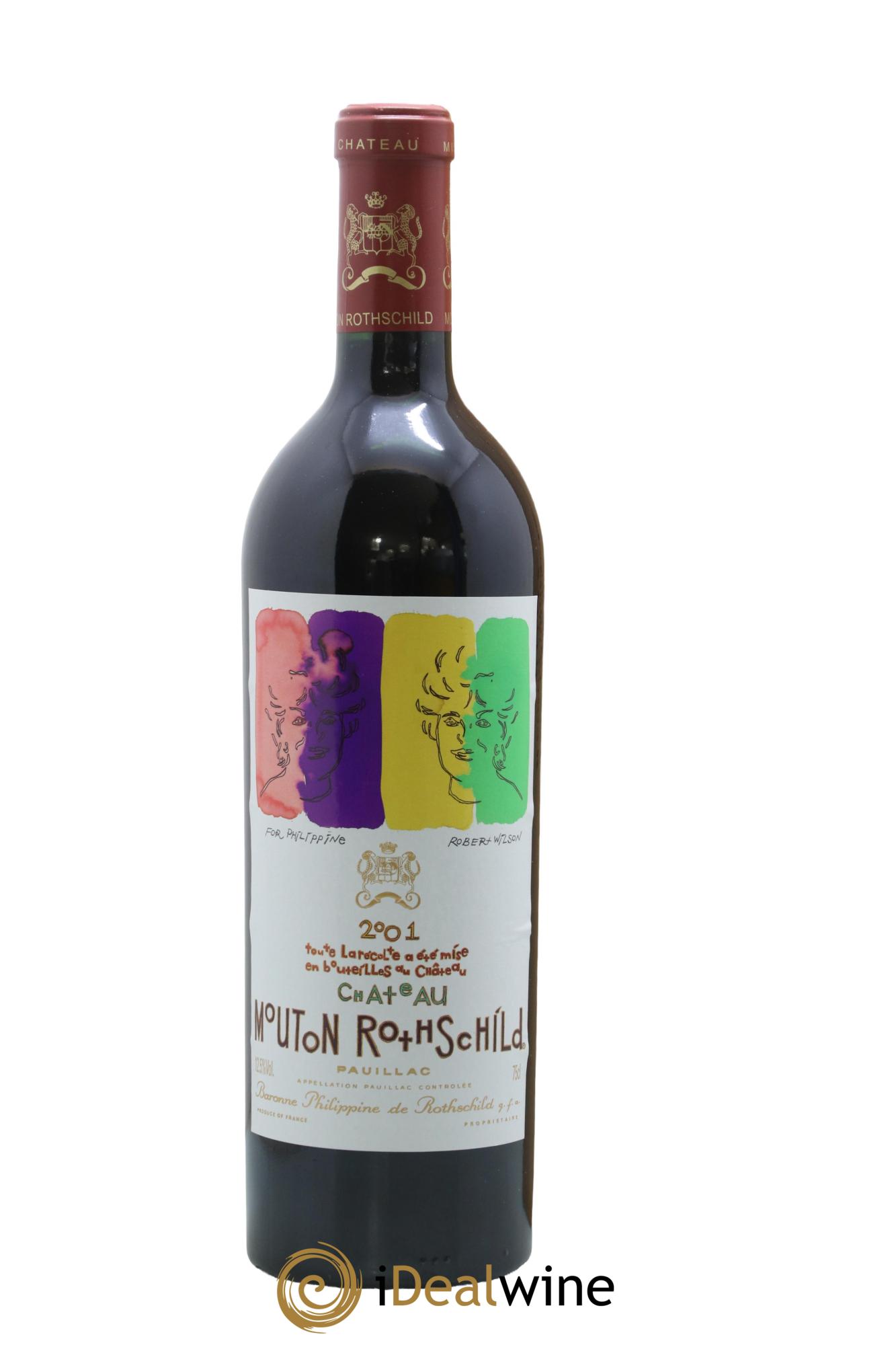 Château Mouton Rothschild 1er Grand Cru Classé 2001 - Lot of 1 bottle - 0