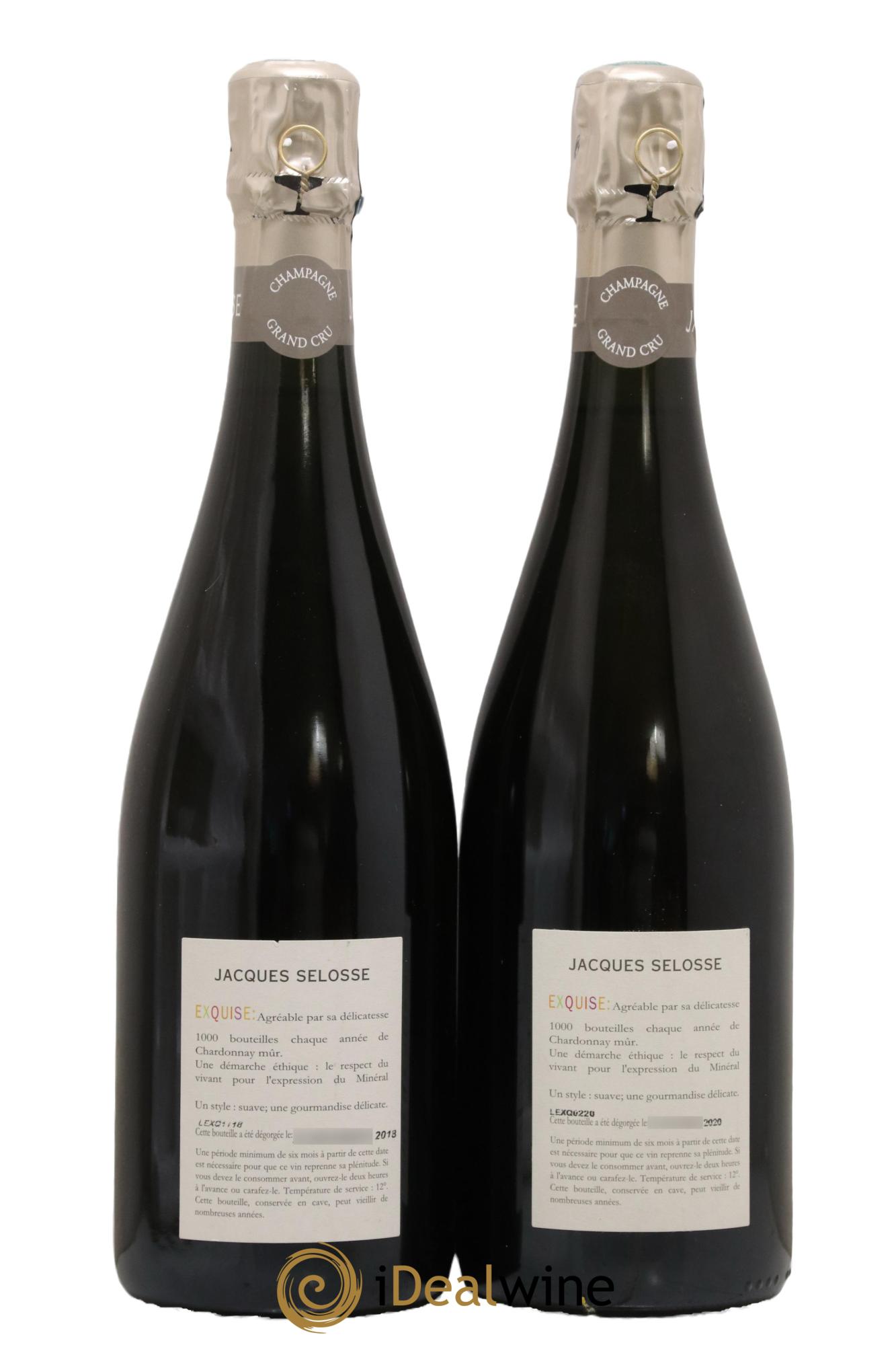 Exquise NV Jacques Selosse - Lot de 2 bouteilles - 1