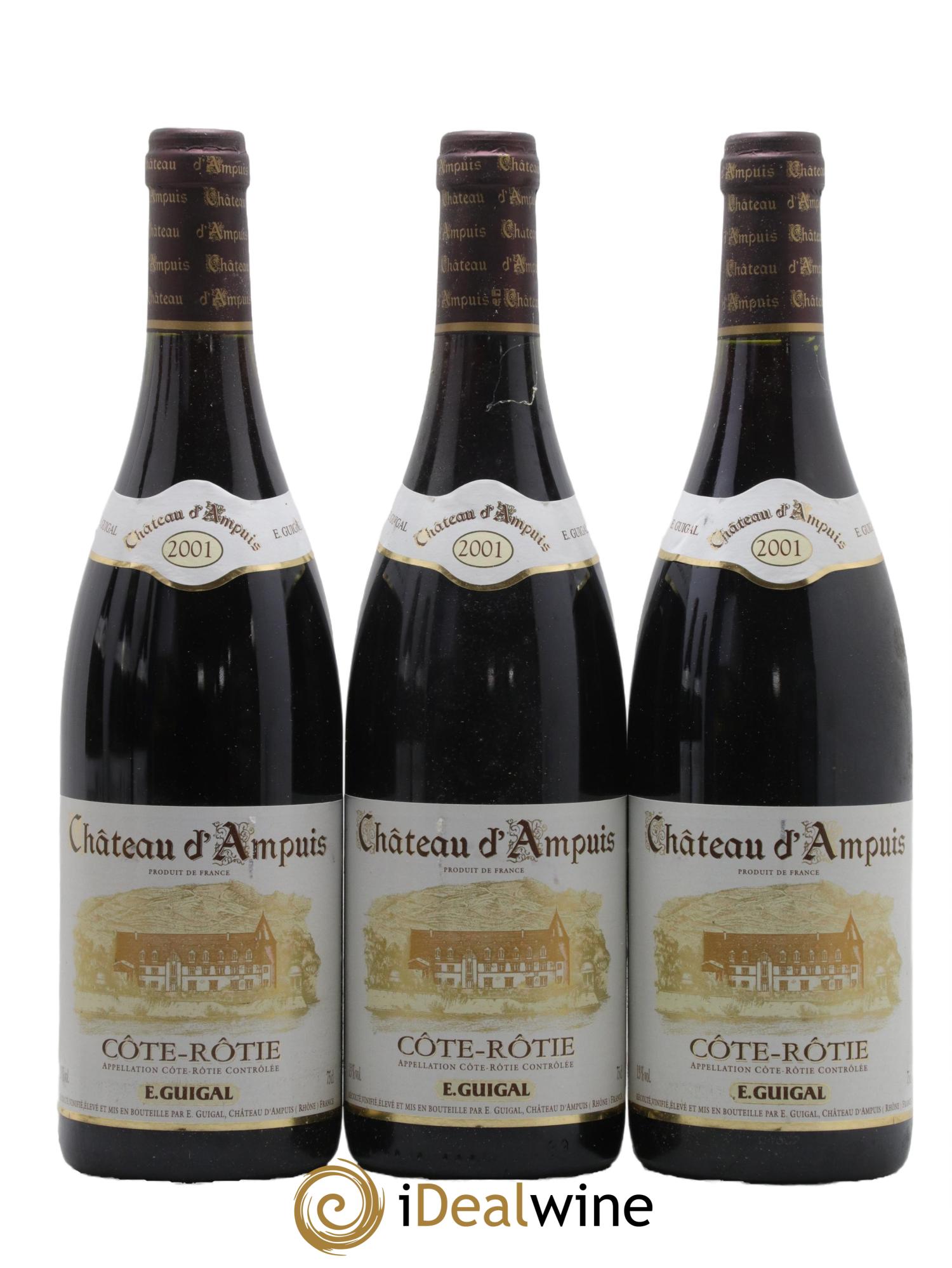 Côte-Rôtie Château d'Ampuis Guigal 2001 - Lot of 6 bottles - 2