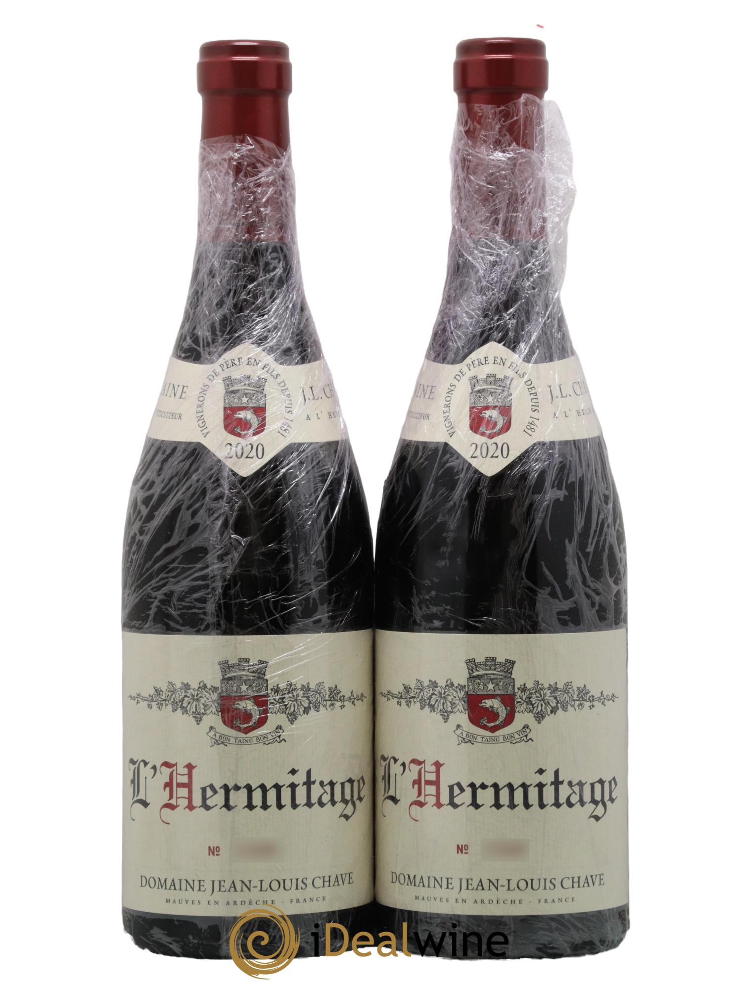 Hermitage Jean-Louis Chave 2020 - Lot de 2 bouteilles - 0