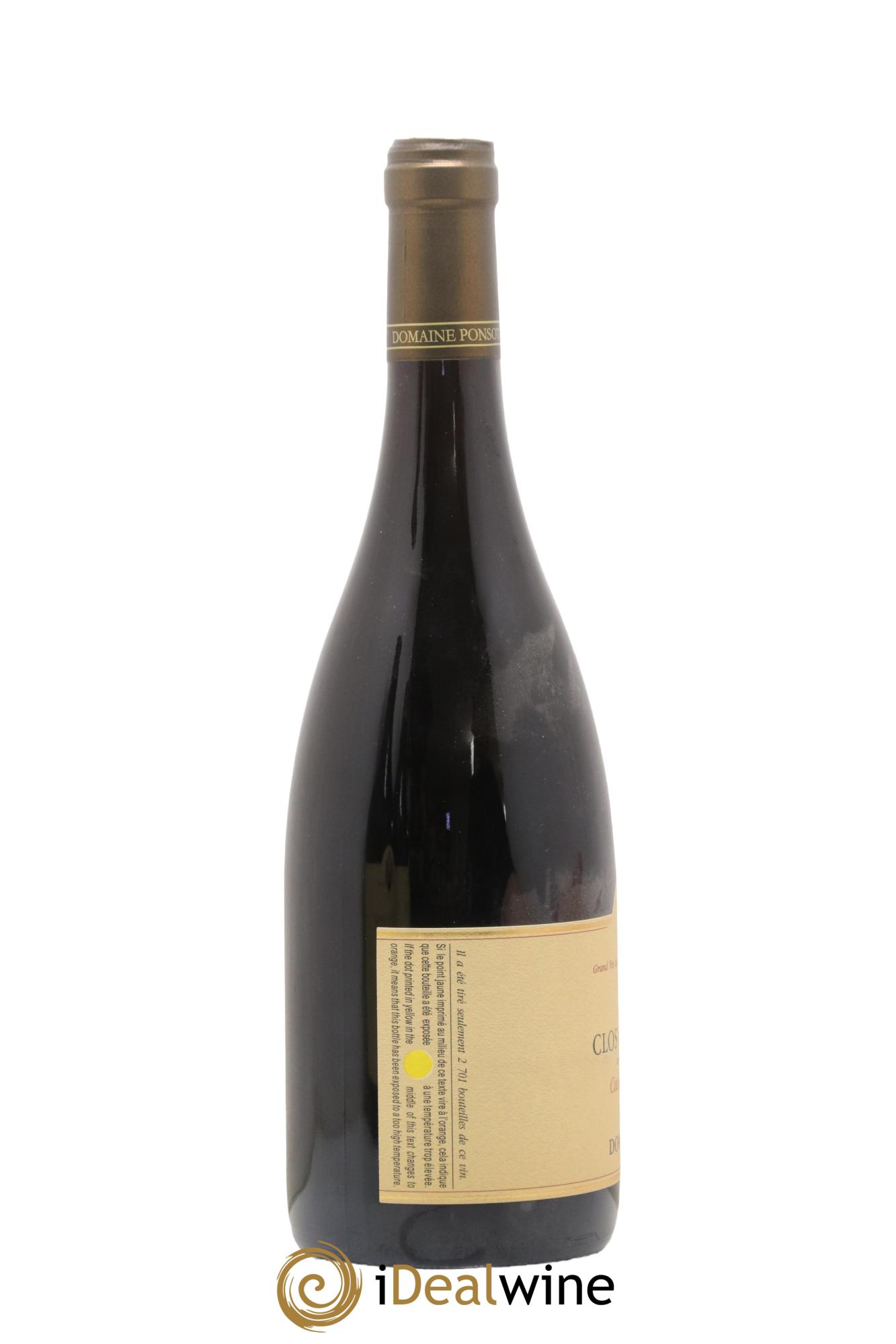 Clos de Vougeot Grand Cru Vieilles Vignes Ponsot (Domaine) Cuvée Vieilles Vignes Ponsot (Domaine) 2016 - Lotto di 1 bottiglia - 2