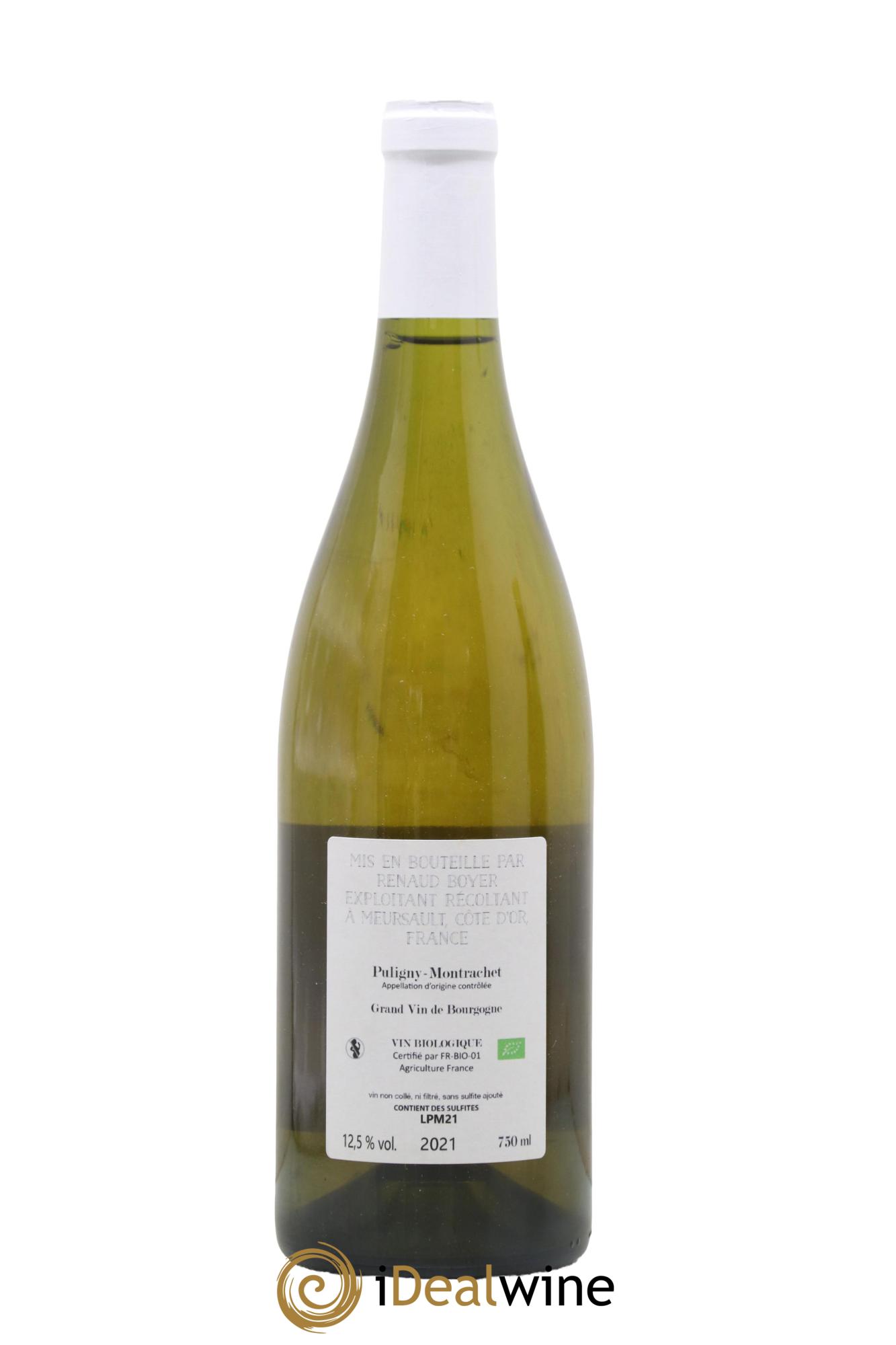 Puligny-Montrachet Les Reuchaux Renaud Boyer  2021 - Posten von 1 Flasche - 1