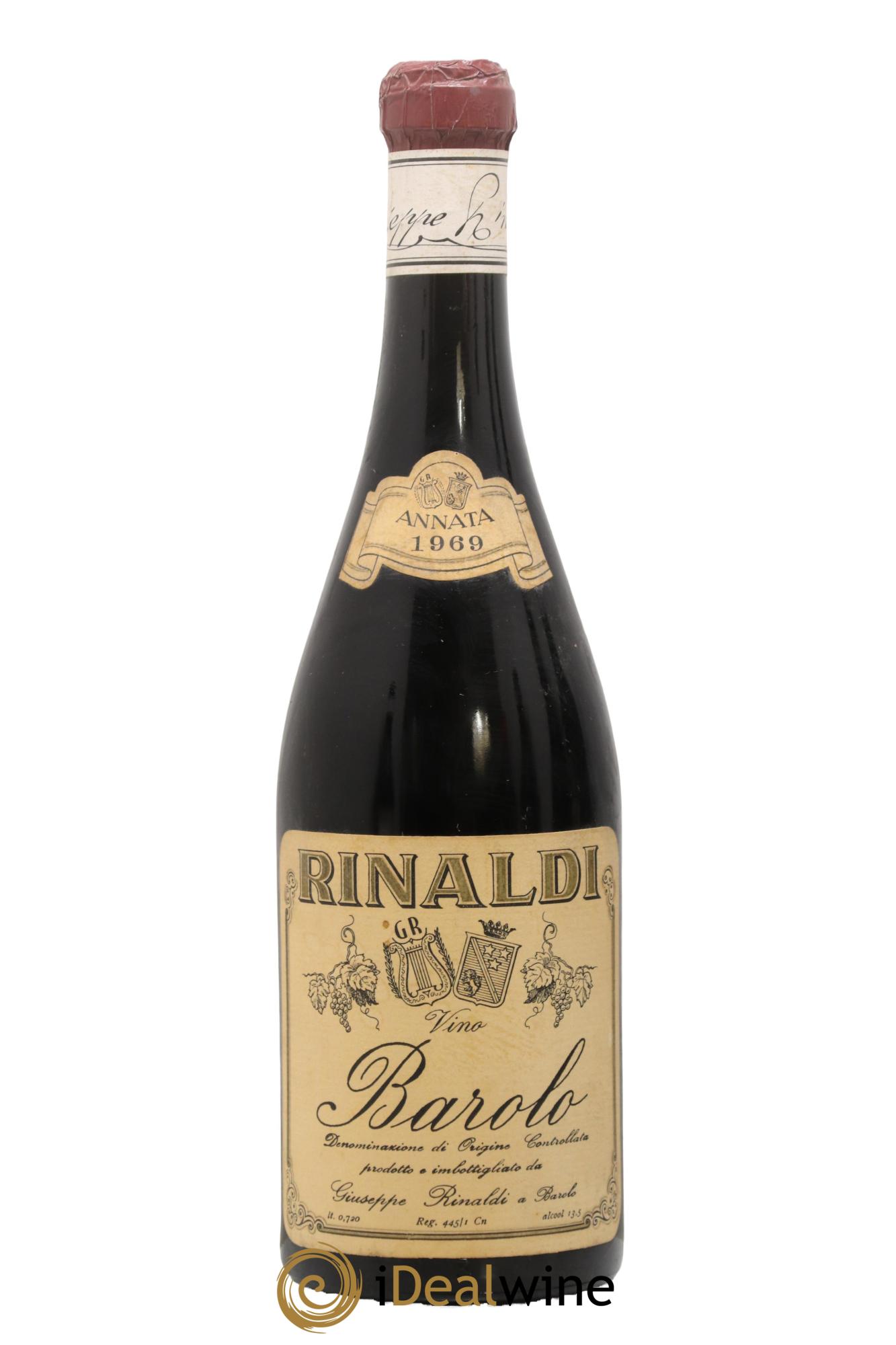Barolo DOCG Giuseppe Rinaldi 1969 - Lot of 1 bottle - 0