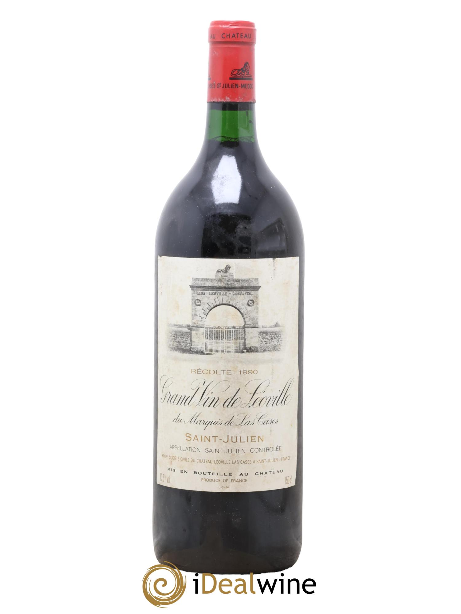 Château Léoville Las Cases 2ème Grand Cru Classé 1990 - Lotto di 1 magnum - 0