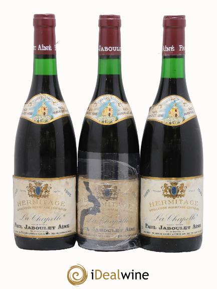 Hermitage La Chapelle Paul Jaboulet Ainé 1985 - Lotto di 3 bottiglie - 0